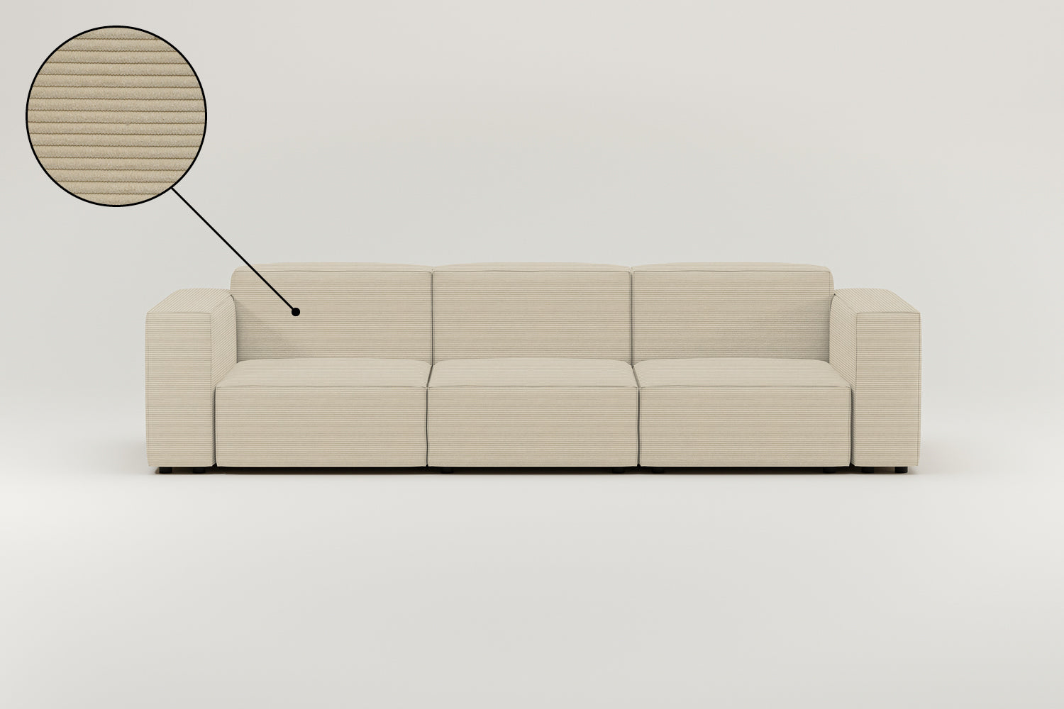 Fabric cover - Harvey L modular sofa