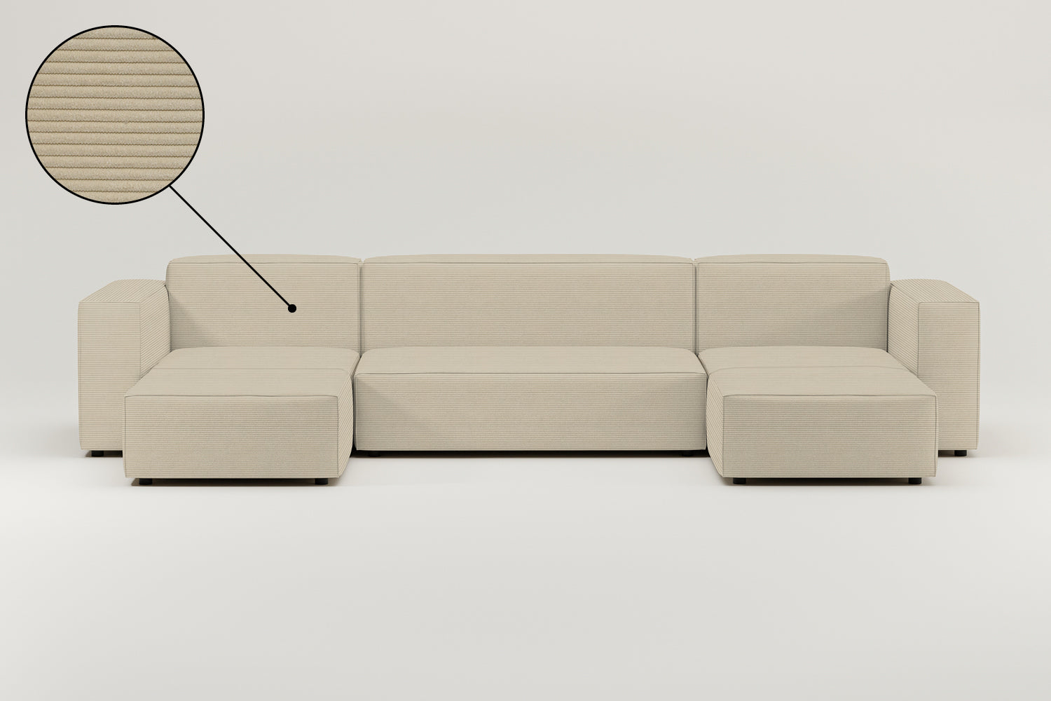 Fabric cover - Harvey U-Form modular sofa / living area