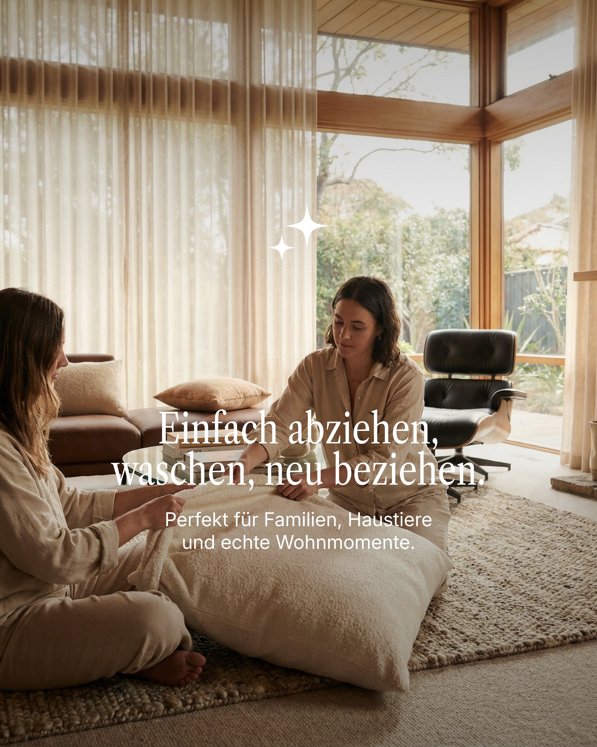 Modular sofa Aera 3-seater with ottoman with sleep function