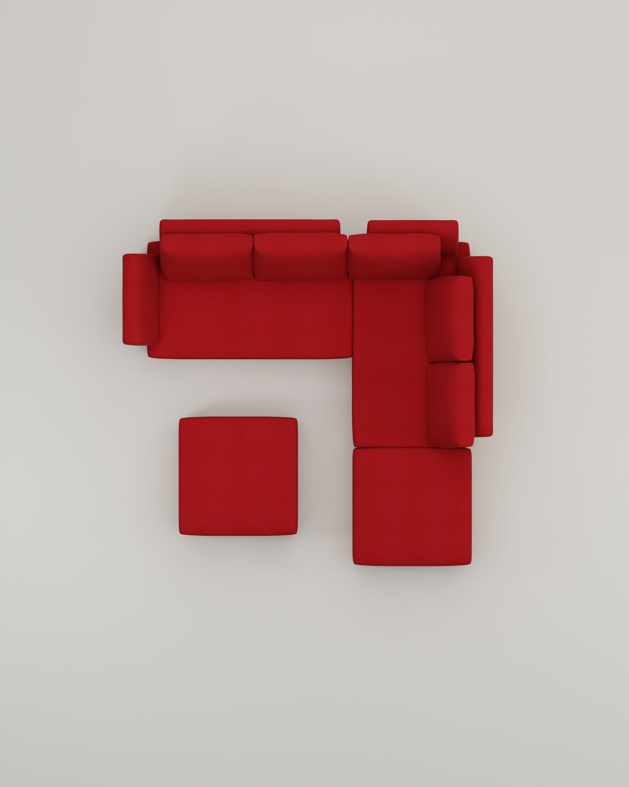 Fabric cover - Amy modular corner sofa with sleep function