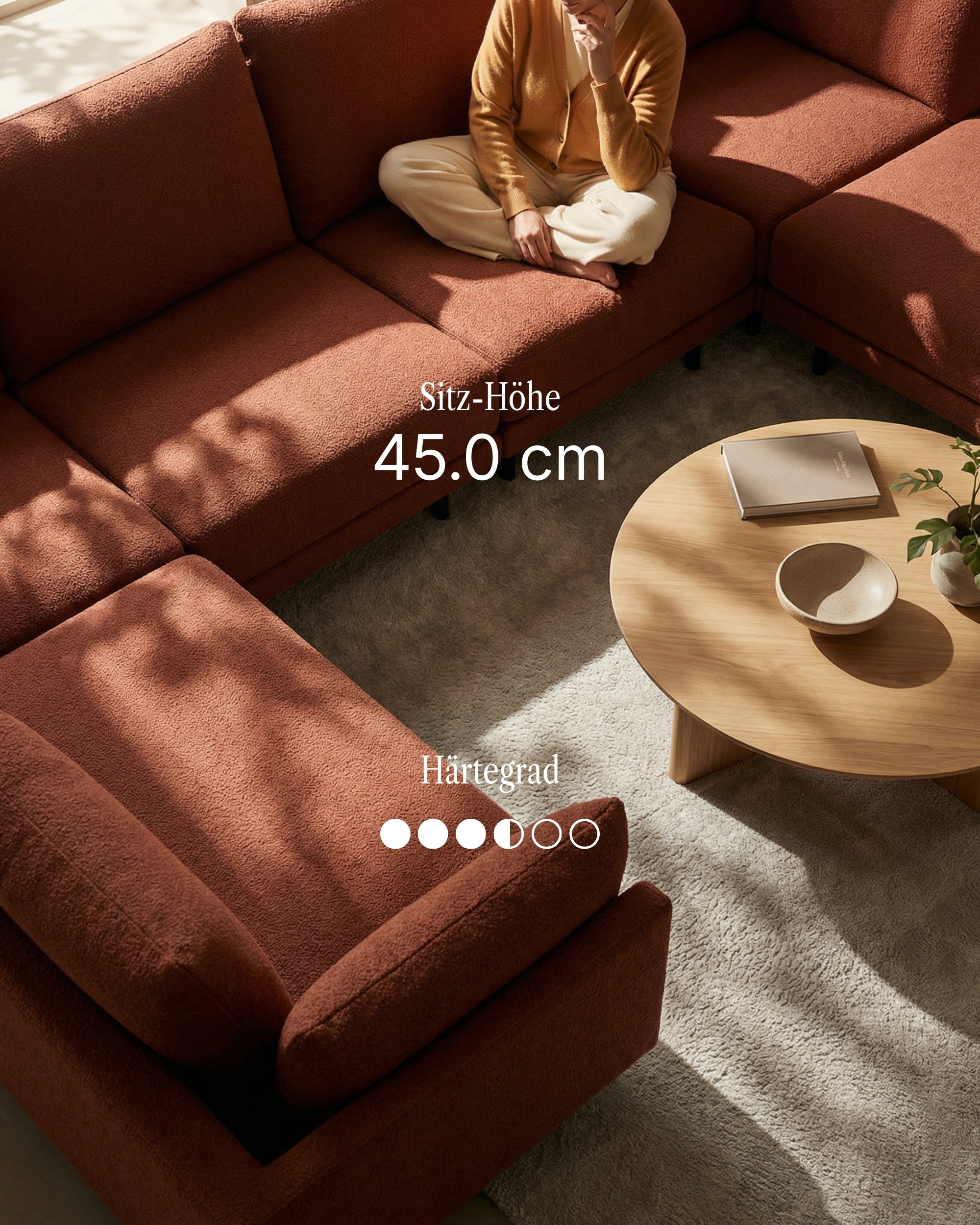 Modulares Sofa Donna Ecksofa XL mit Schlaffunktion