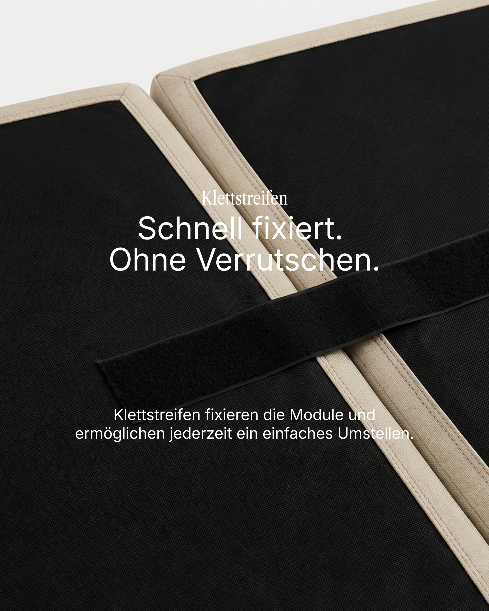 Modulares Sofa Terra 3-Sitzer mit Schlaffunktion