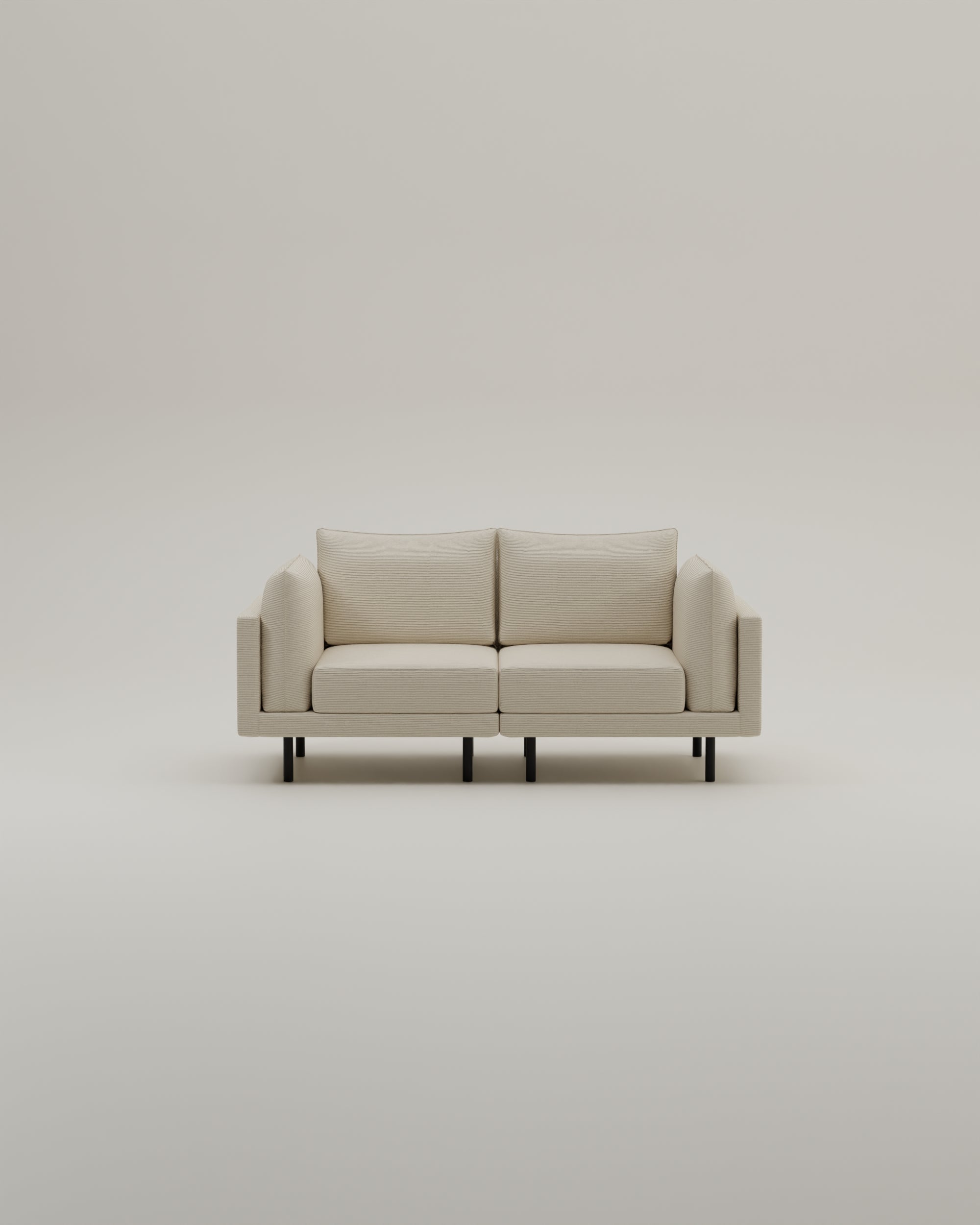 Donna 2-seater modular sofa with sleep function