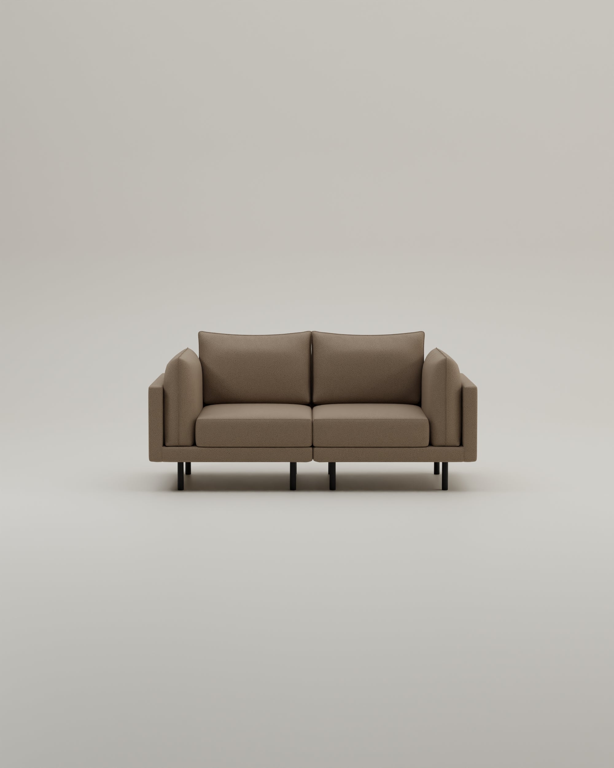 Stoffbezug - Modulares Sofa Donna 2-Sitzer