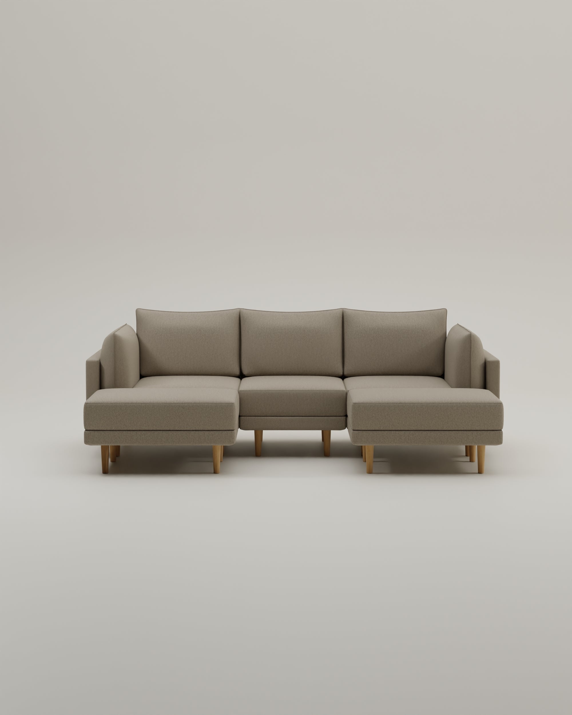 Modulares Sofa Donna U-Form mit Schlaffunktion