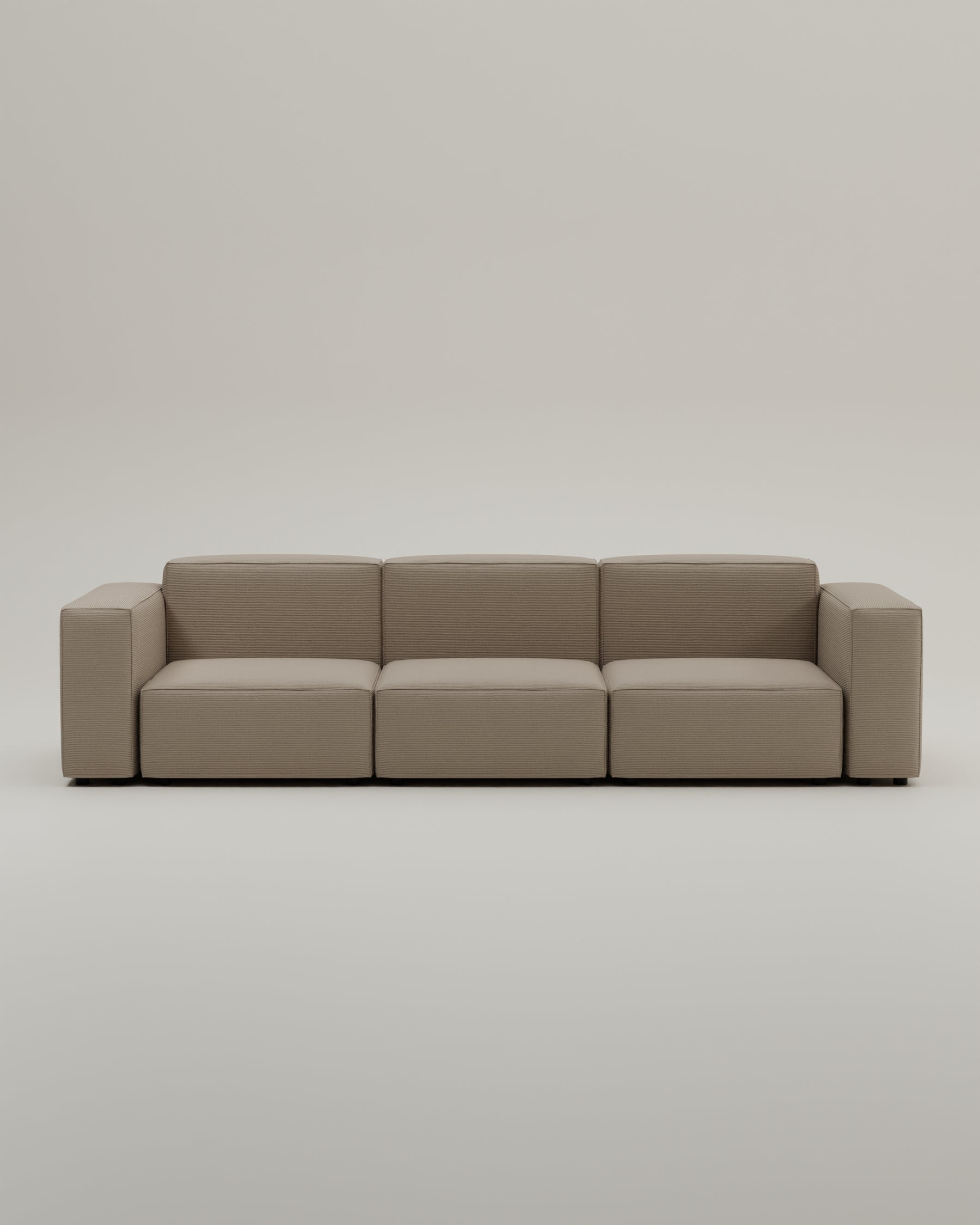 Stoffbezug - Modulares Sofa Harvey 4-Sitzer mit Schlaffunktion