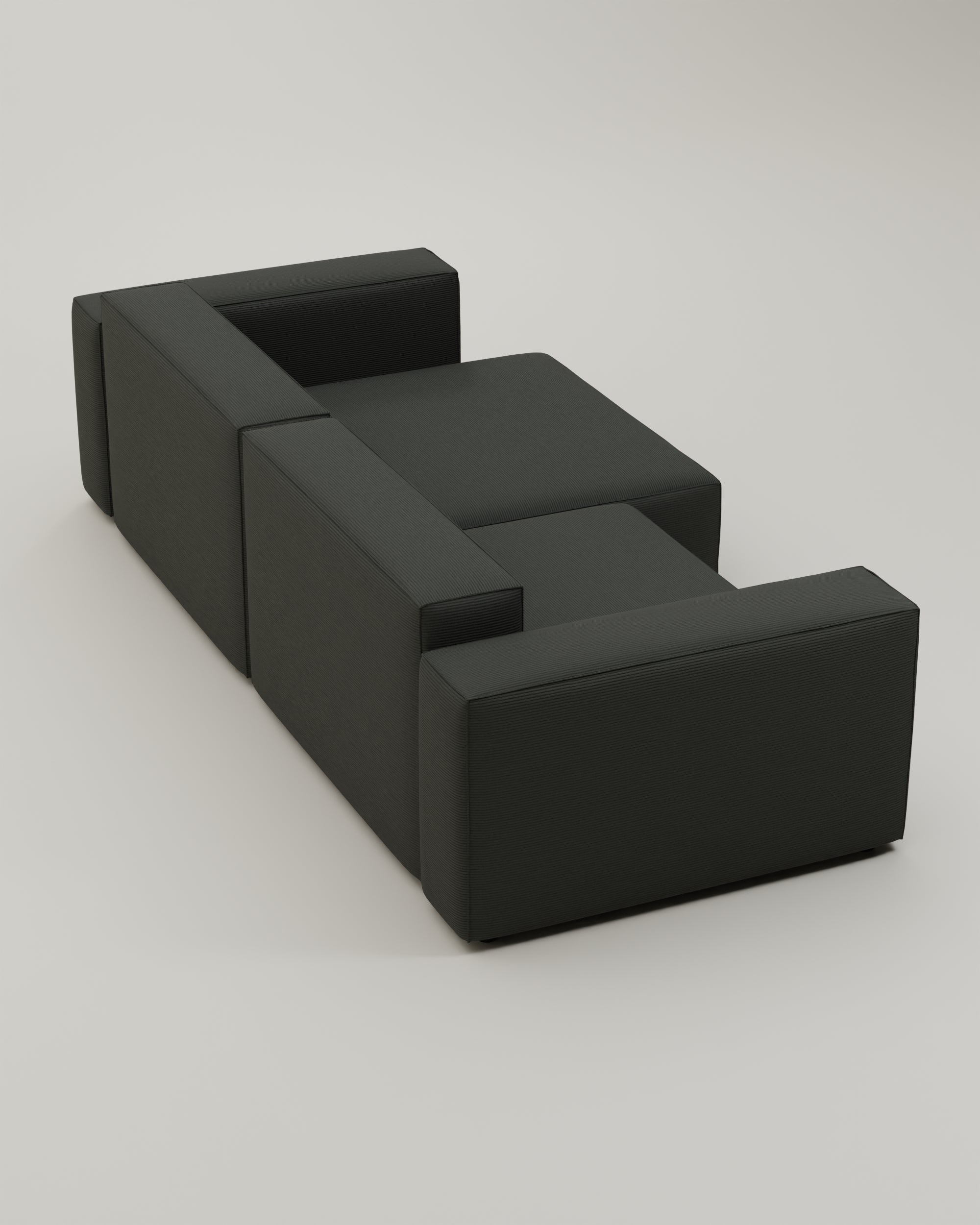 Harvey 4-seater modular corner sofa with sleep function
