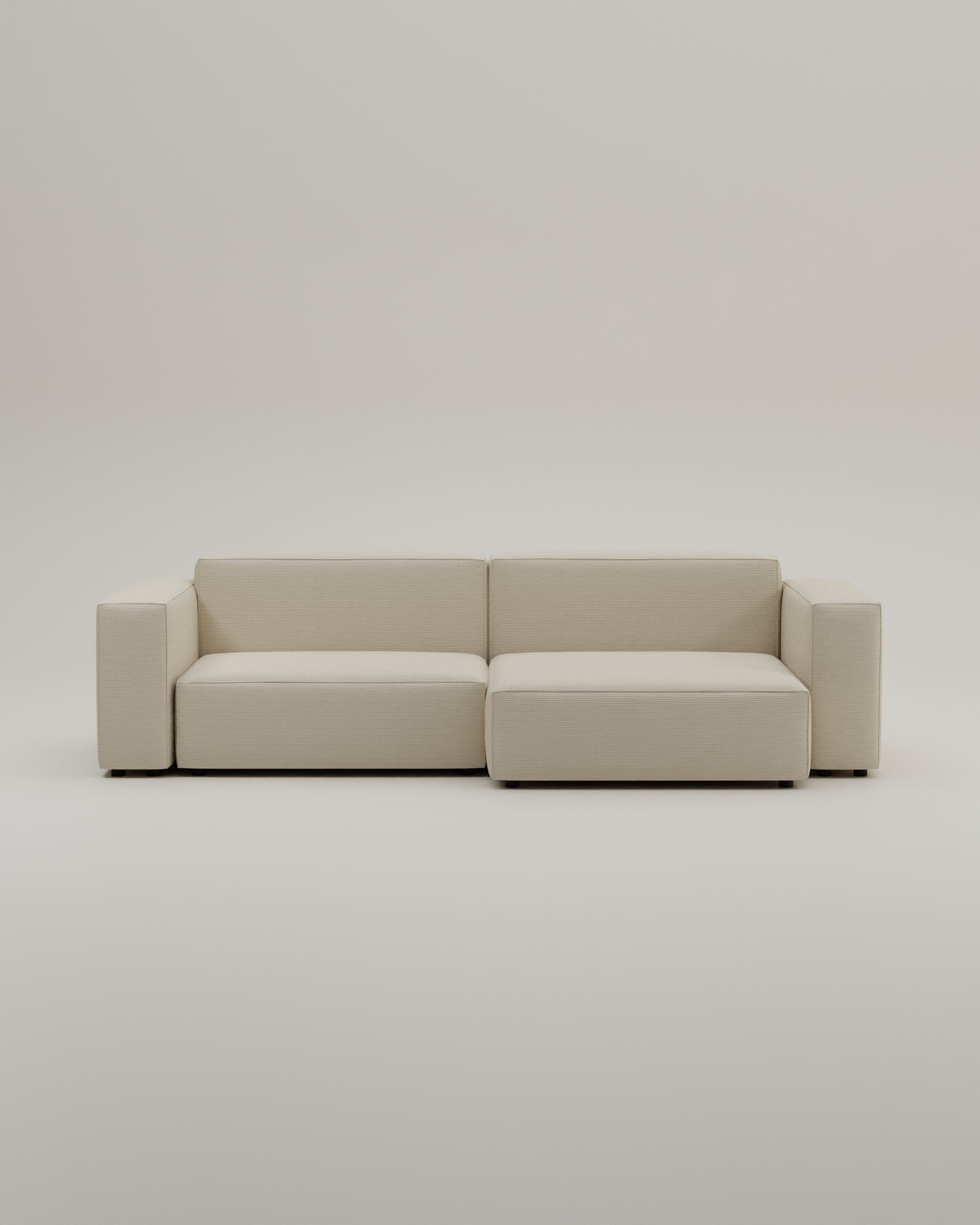 Stoffbezug - Modulares Ecksofa Harvey 4-Sitzer