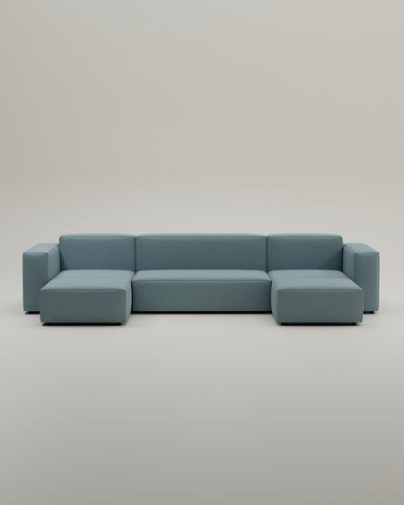 Modulares Sofa Harvey U-Form / Wohnlandschaft mit Schlaffunktion