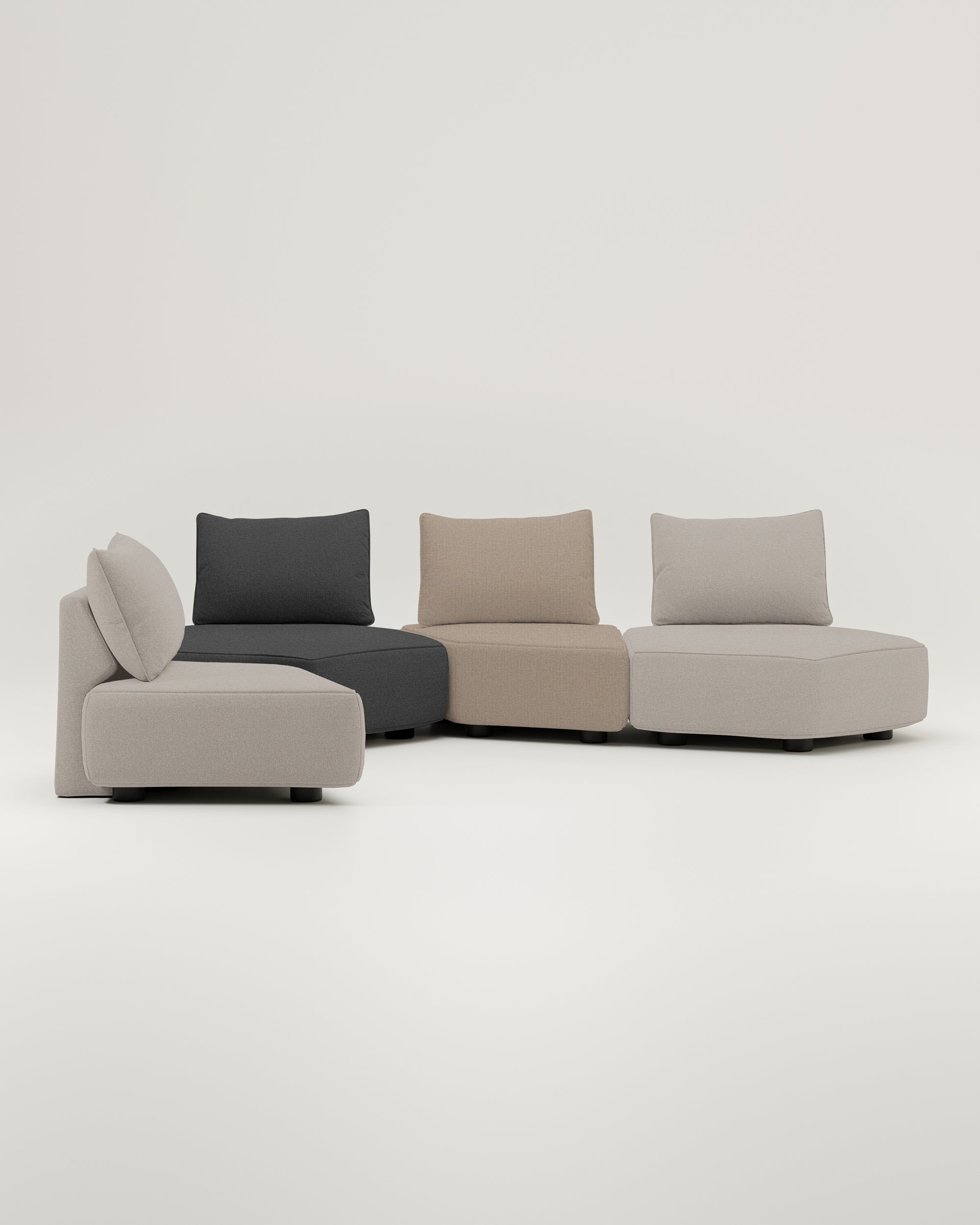Modular sofa Katrina with sleep function