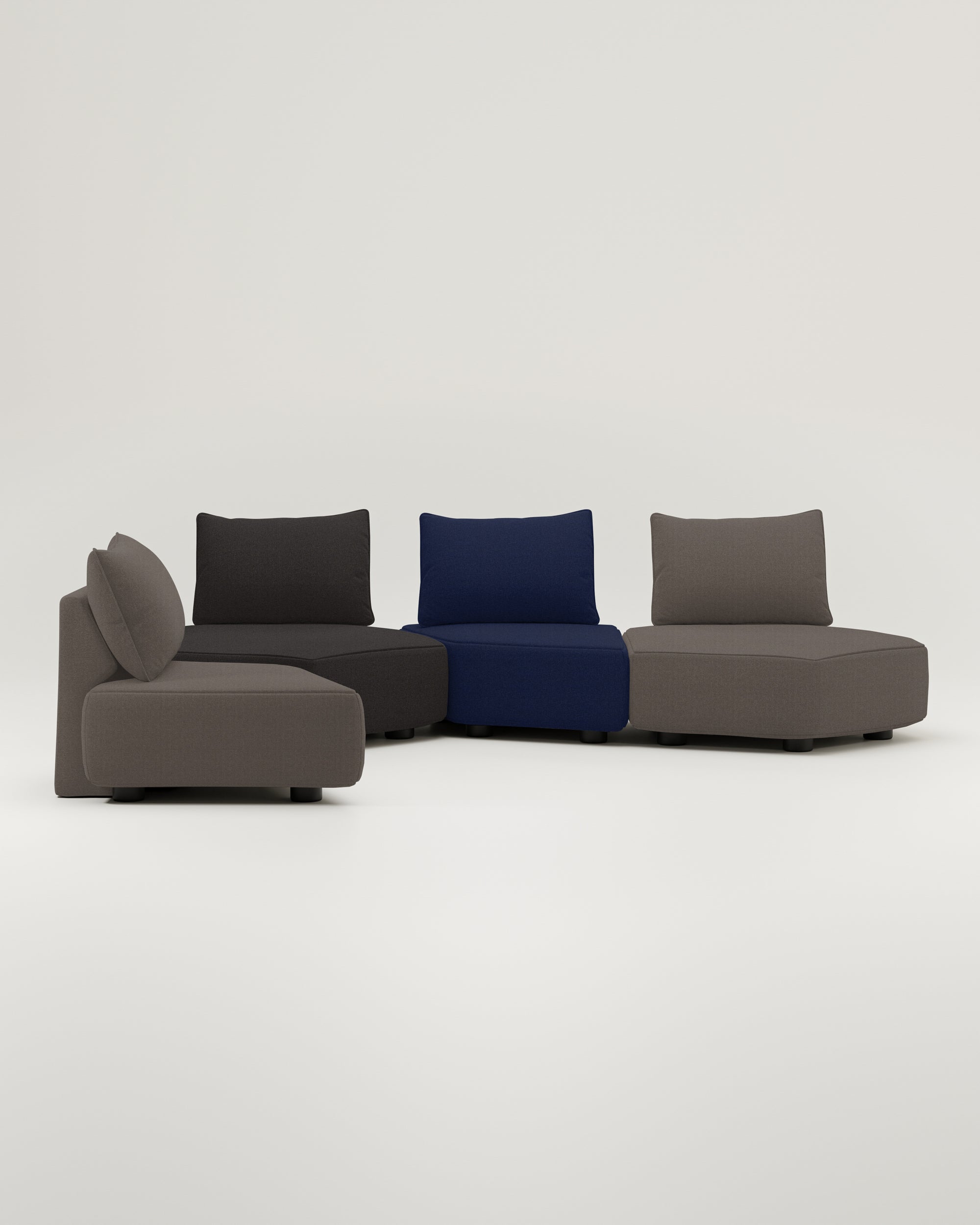 Modular sofa Katrina with sleep function