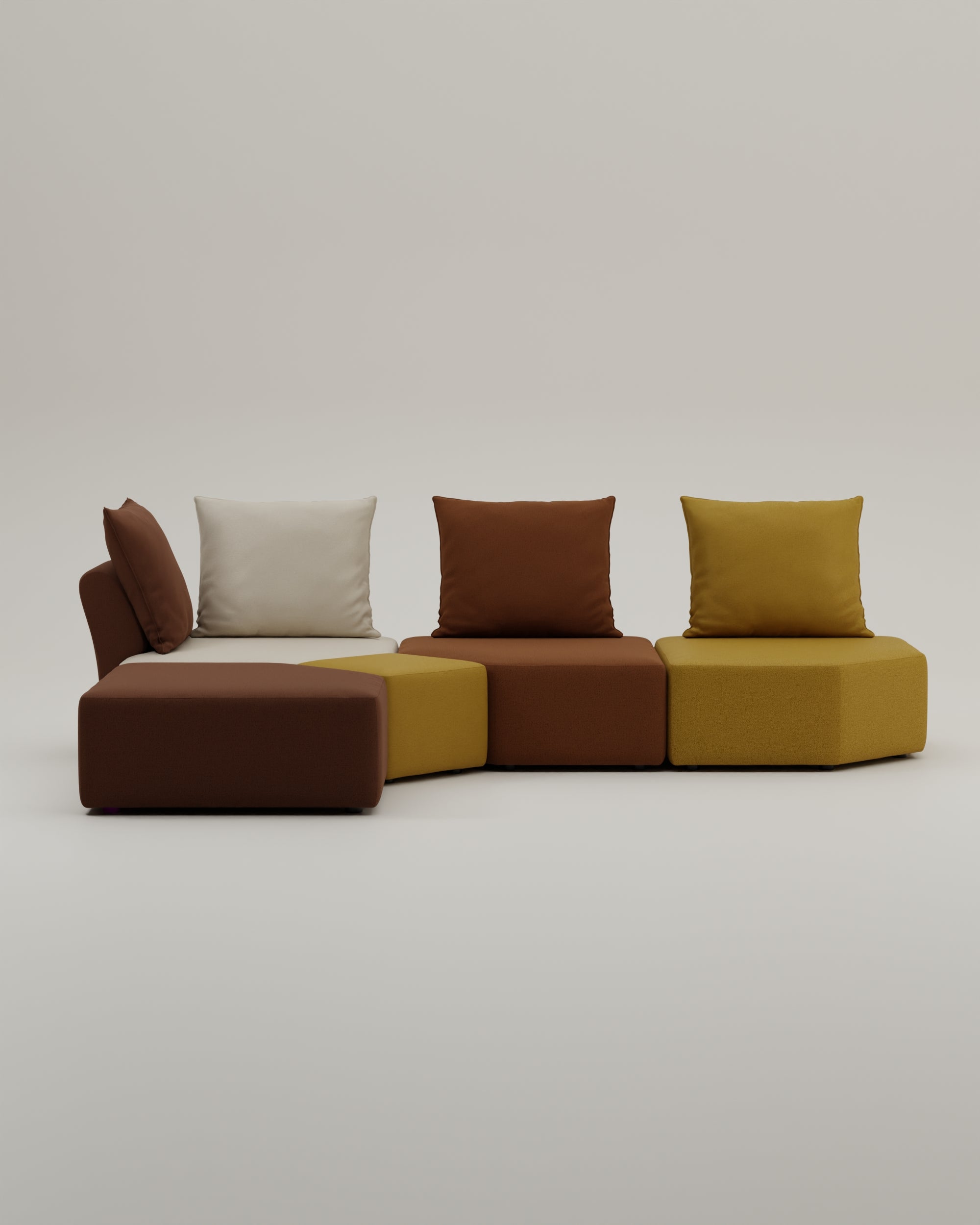 Modulares Sofa Katrina mit Schlaffunktion