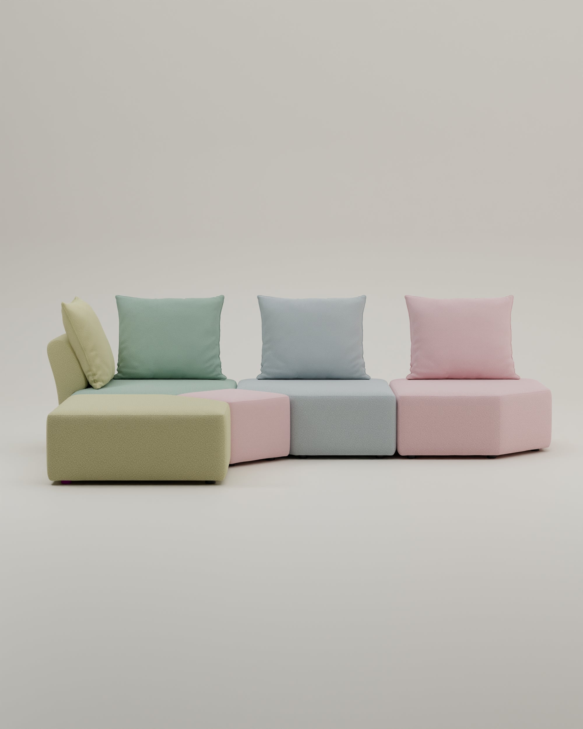 Modulares Sofa Katrina mit Schlaffunktion