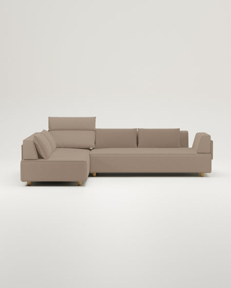 Louis 5-seater modular sofa with sleep function - Nova fabric