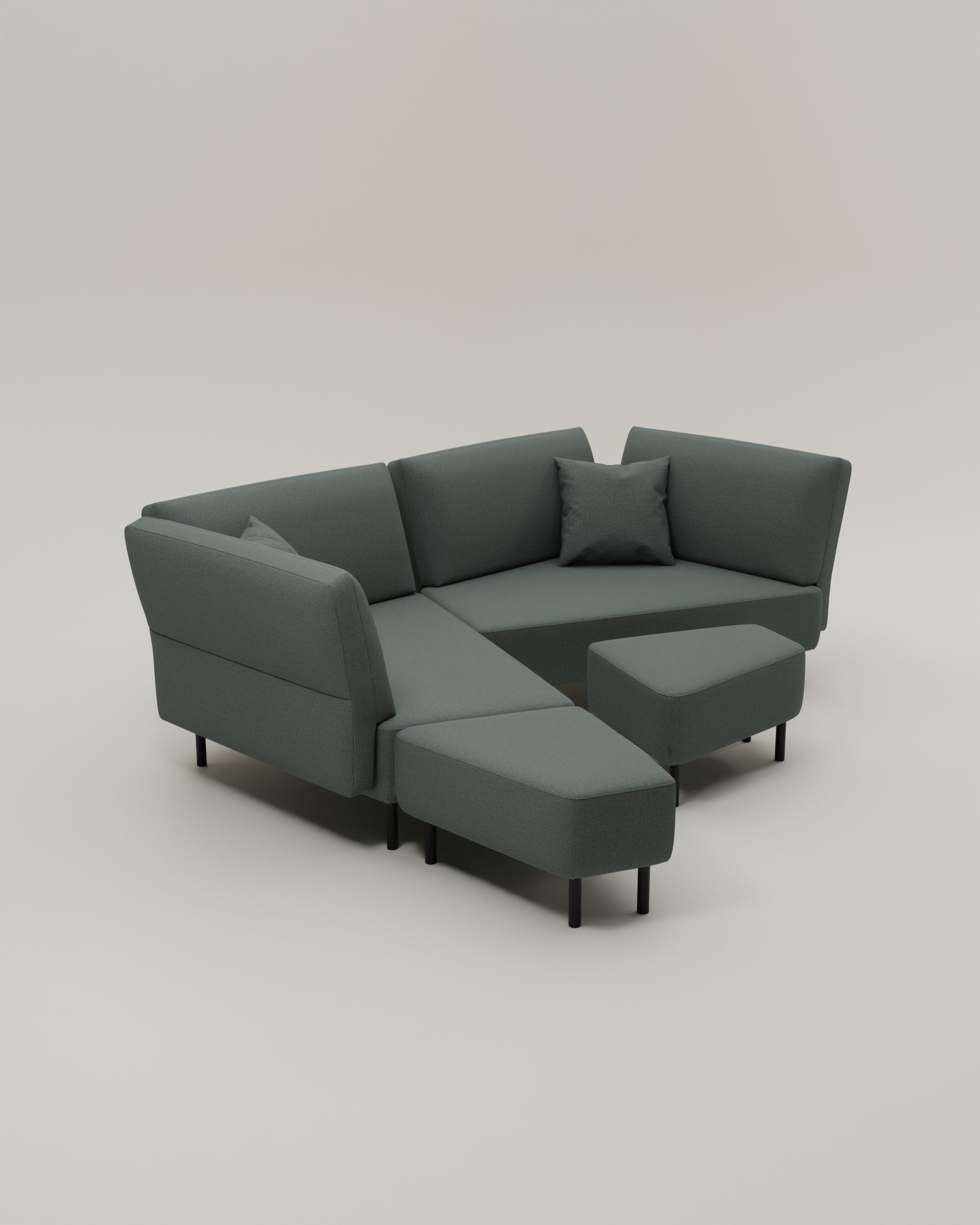 Outlet - Modulares Sofa Mike mit Schlaffunktion