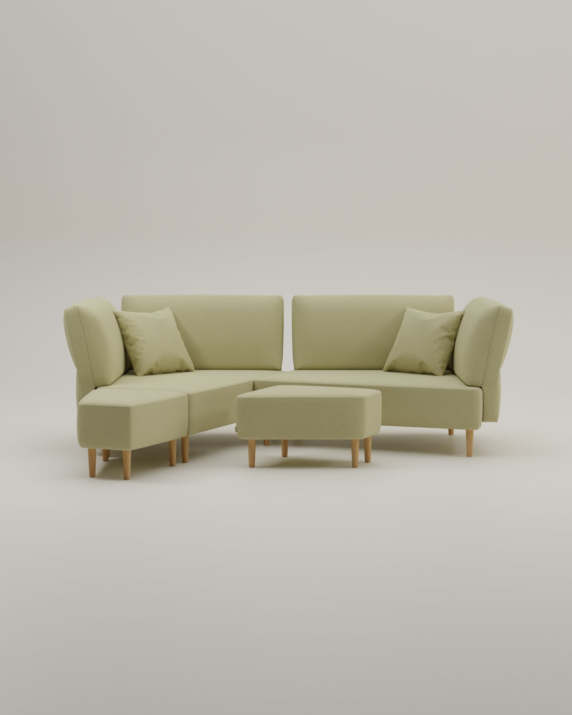 Stoffbezug - Modulares Sofa Mike mit Schlaffunktion