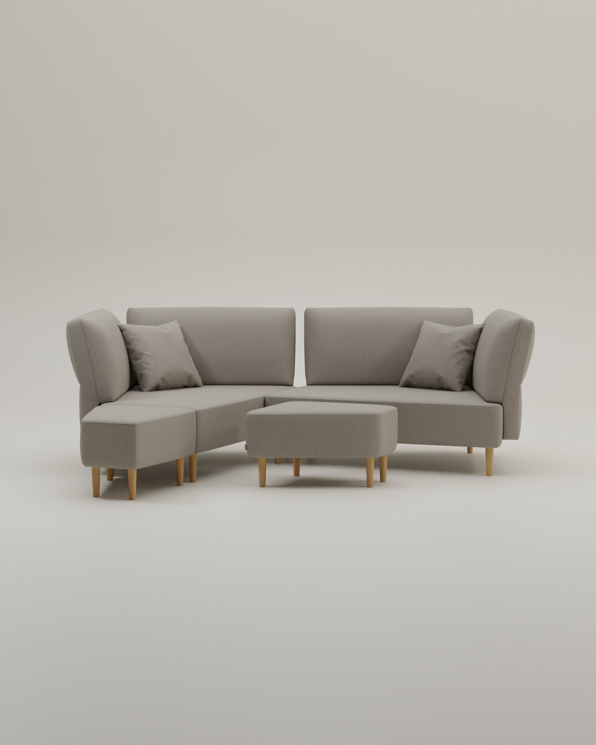 Stoffbezug - Modulares Sofa Mike mit Schlaffunktion