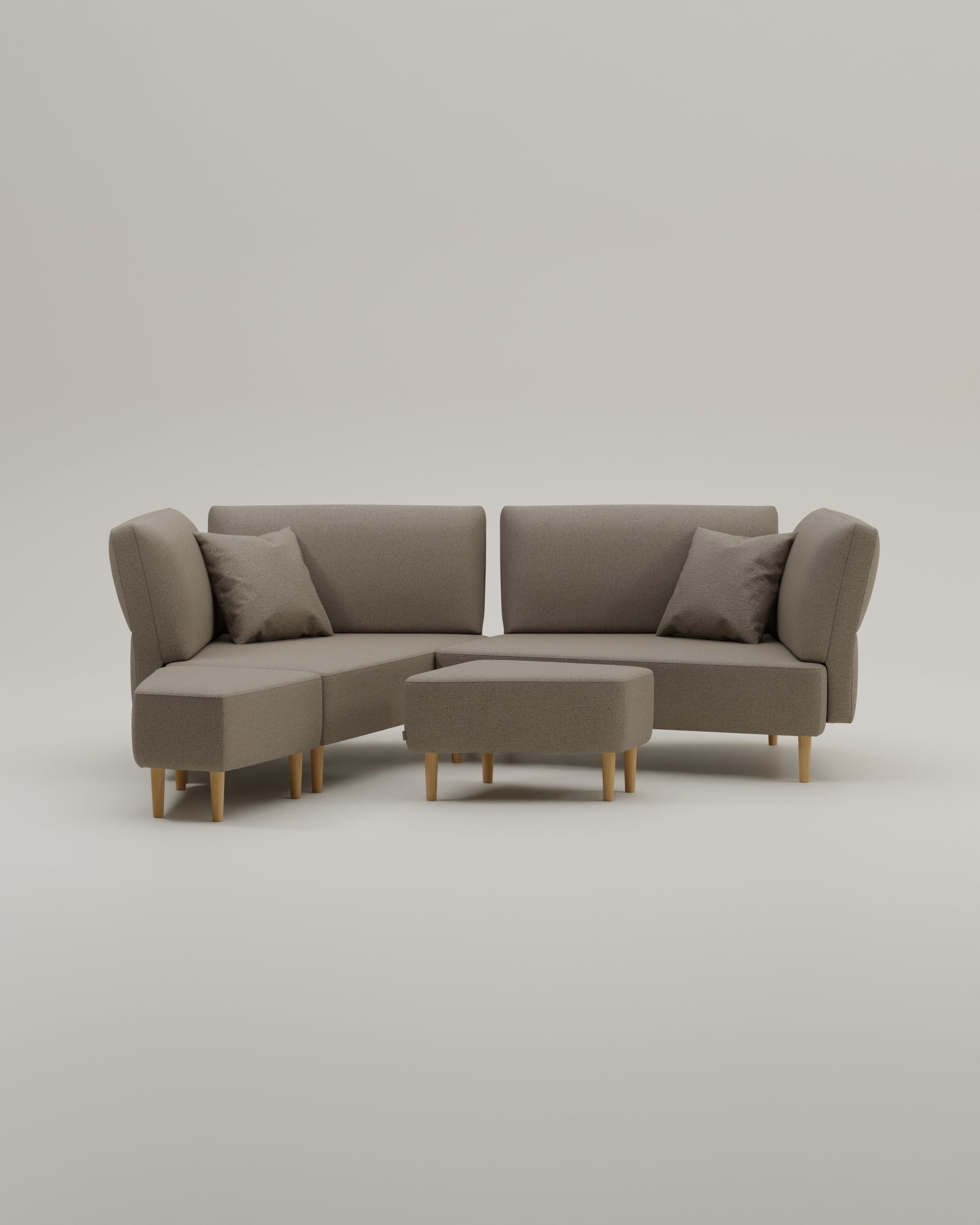Stoffbezug - Modulares Sofa Mike mit Schlaffunktion