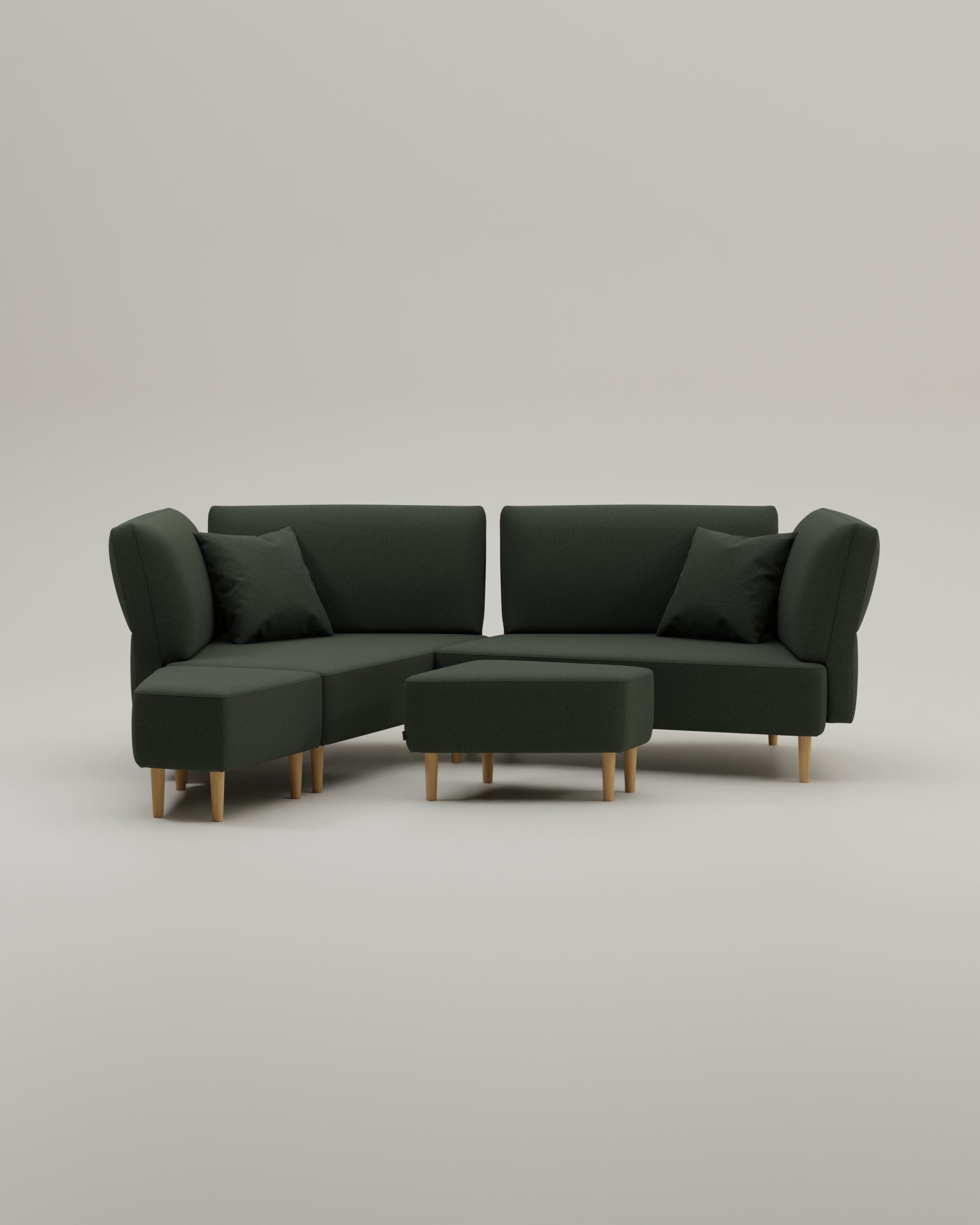 Stoffbezug - Modulares Sofa Mike mit Schlaffunktion
