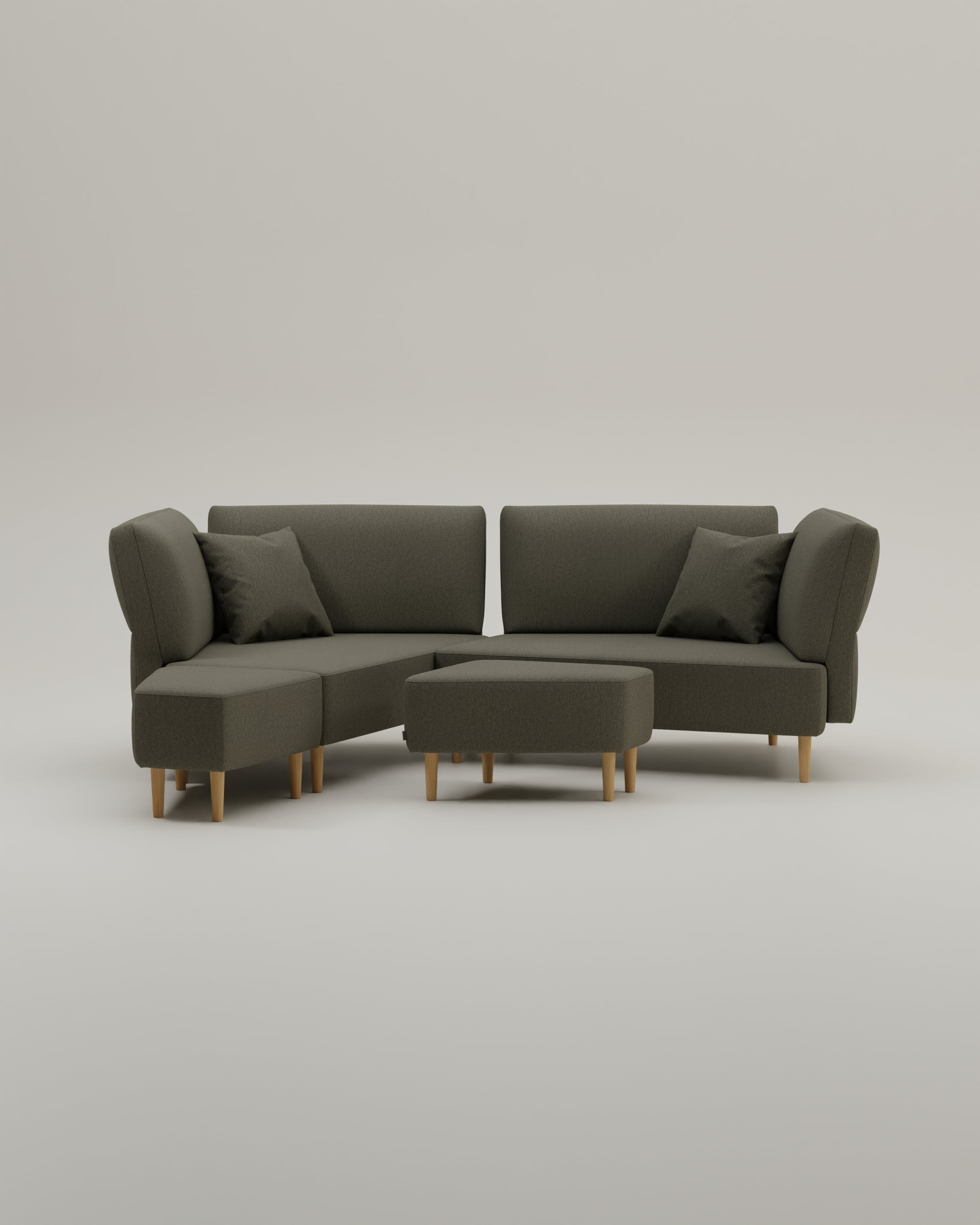 Stoffbezug - Modulares Sofa Mike mit Schlaffunktion