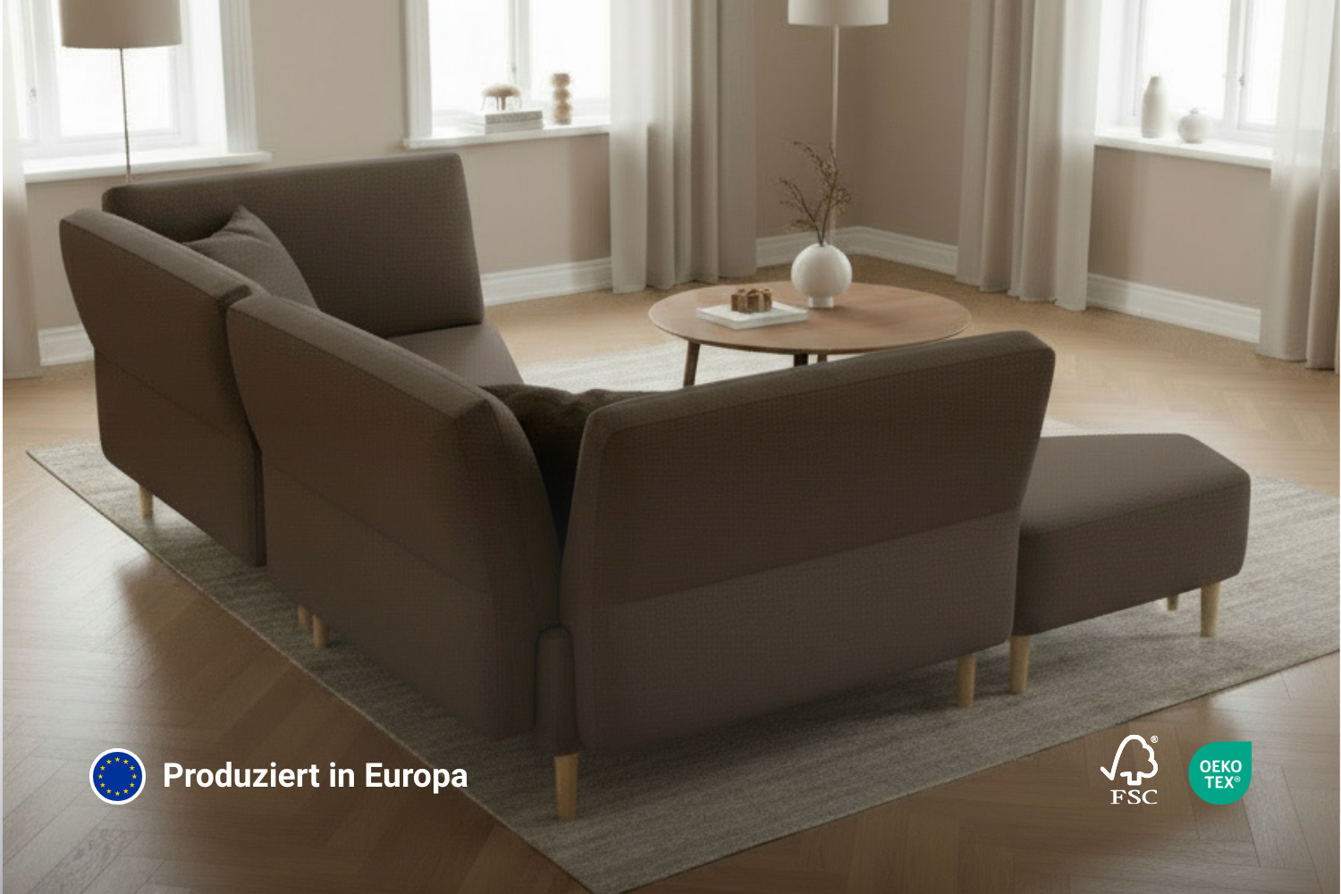 Modulares Sofa Mike mit Schlaffunktion