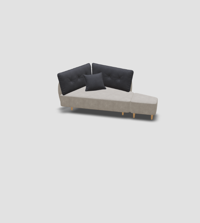 Outlet - Modulares Sofa Mike mit Schlaffunktion - Showroom Berlin