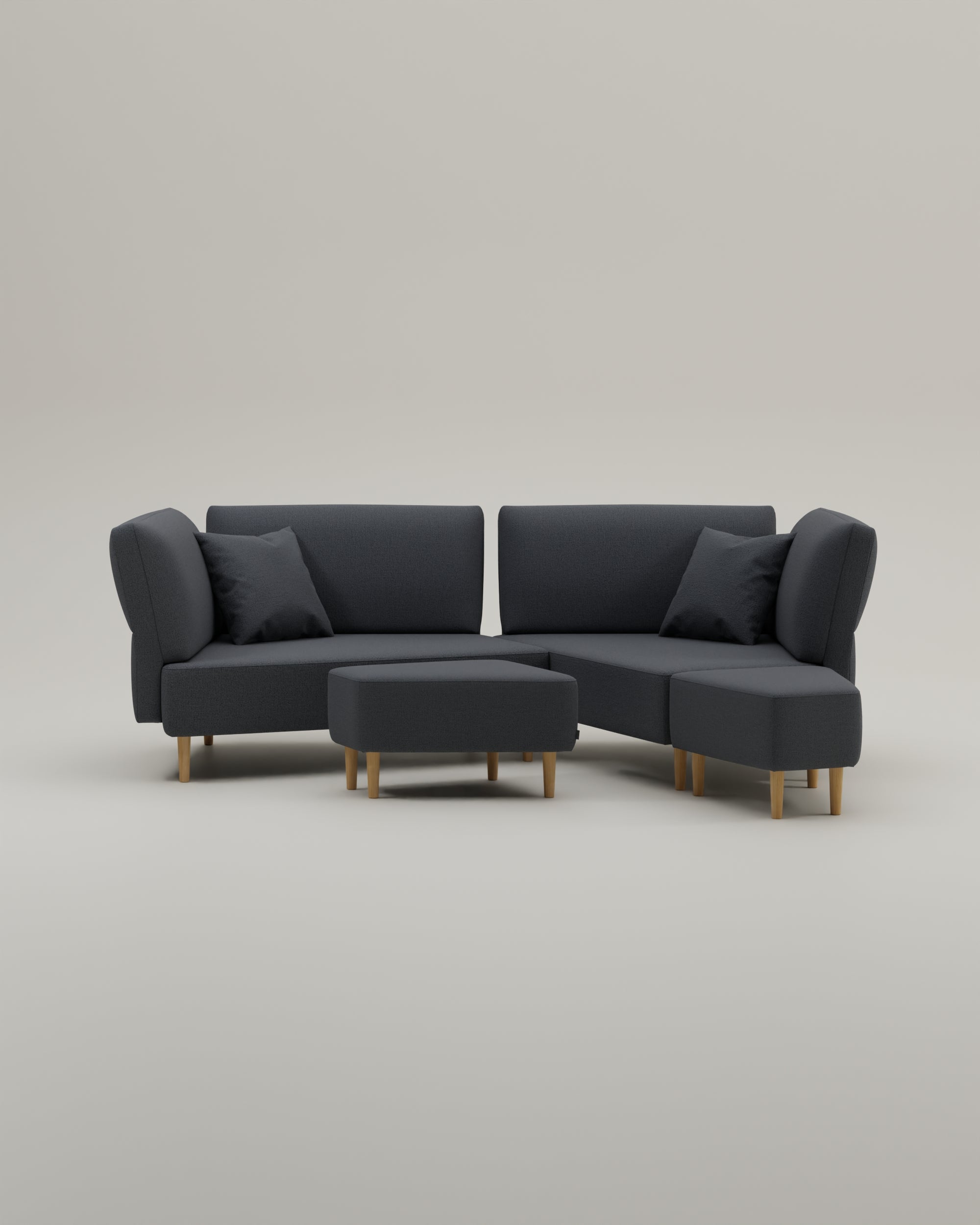 Stoffbezug - Modulares Sofa Mike mit Schlaffunktion