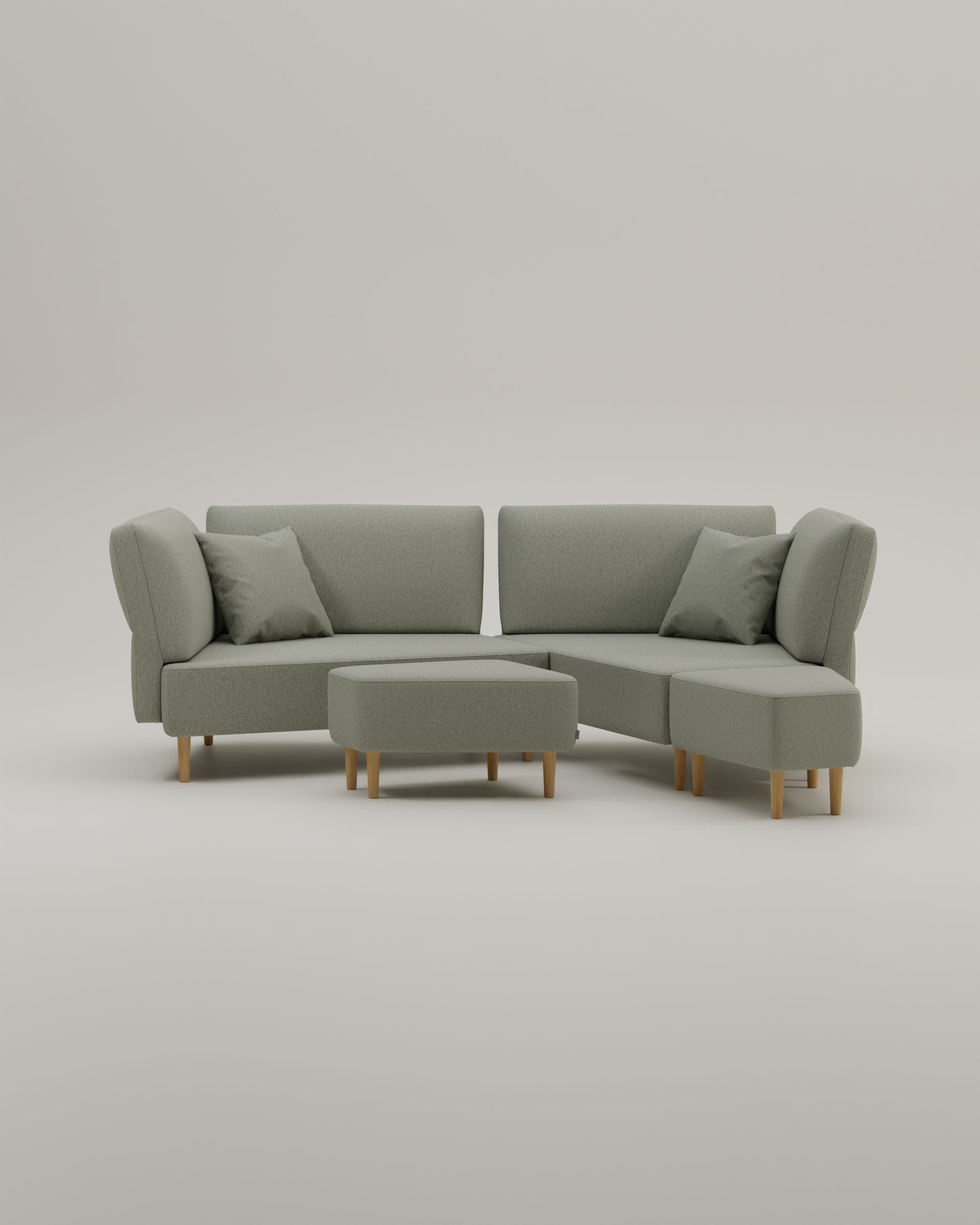 Stoffbezug - Modulares Sofa Mike mit Schlaffunktion