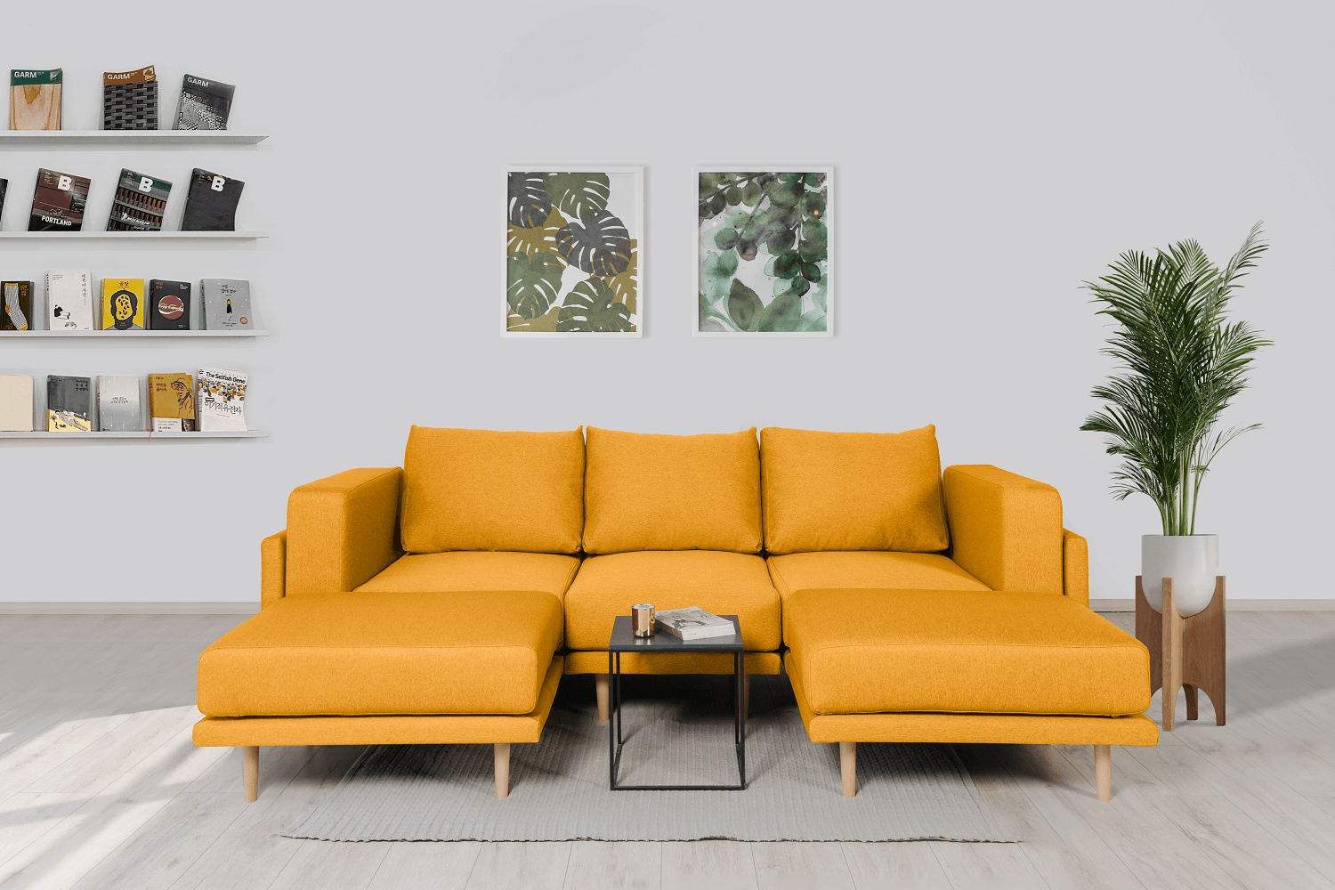 Fabric cover - Donna U modular sofa