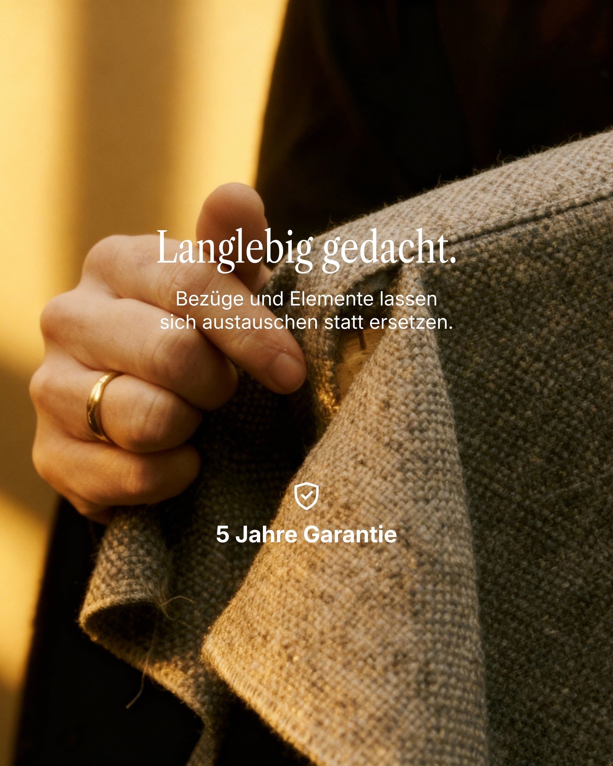 Modulares Ecksofa Nina 4-Sitzer mit Schlaffunktion