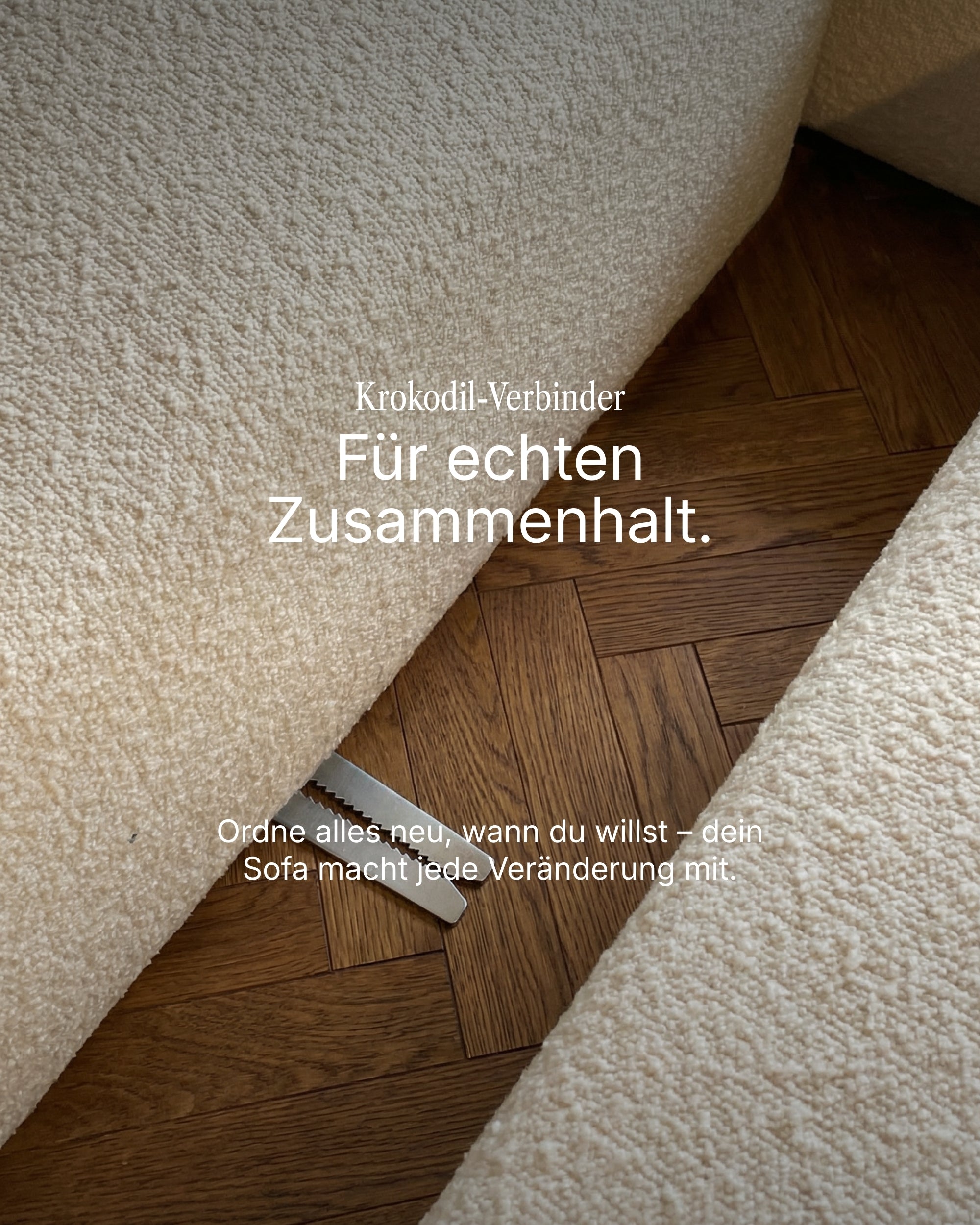 Modulares Ecksofa Nina 4-Sitzer mit Schlaffunktion