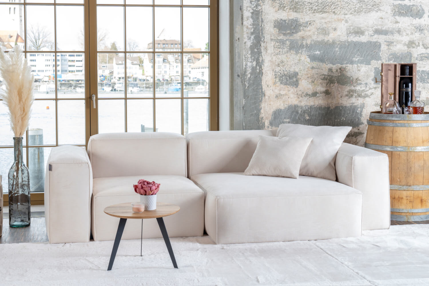 Harvey S modular sofa with sleep function