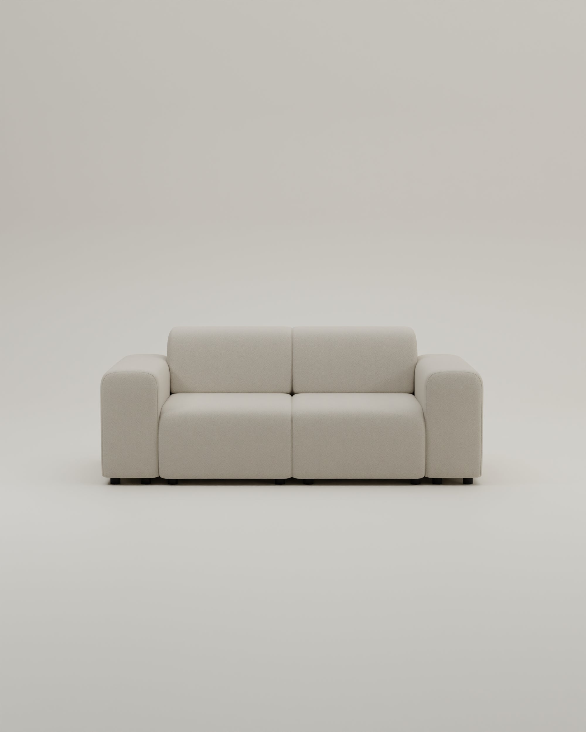 Modulares Sofa Nina 2-Sitzer mit Schlaffunktion