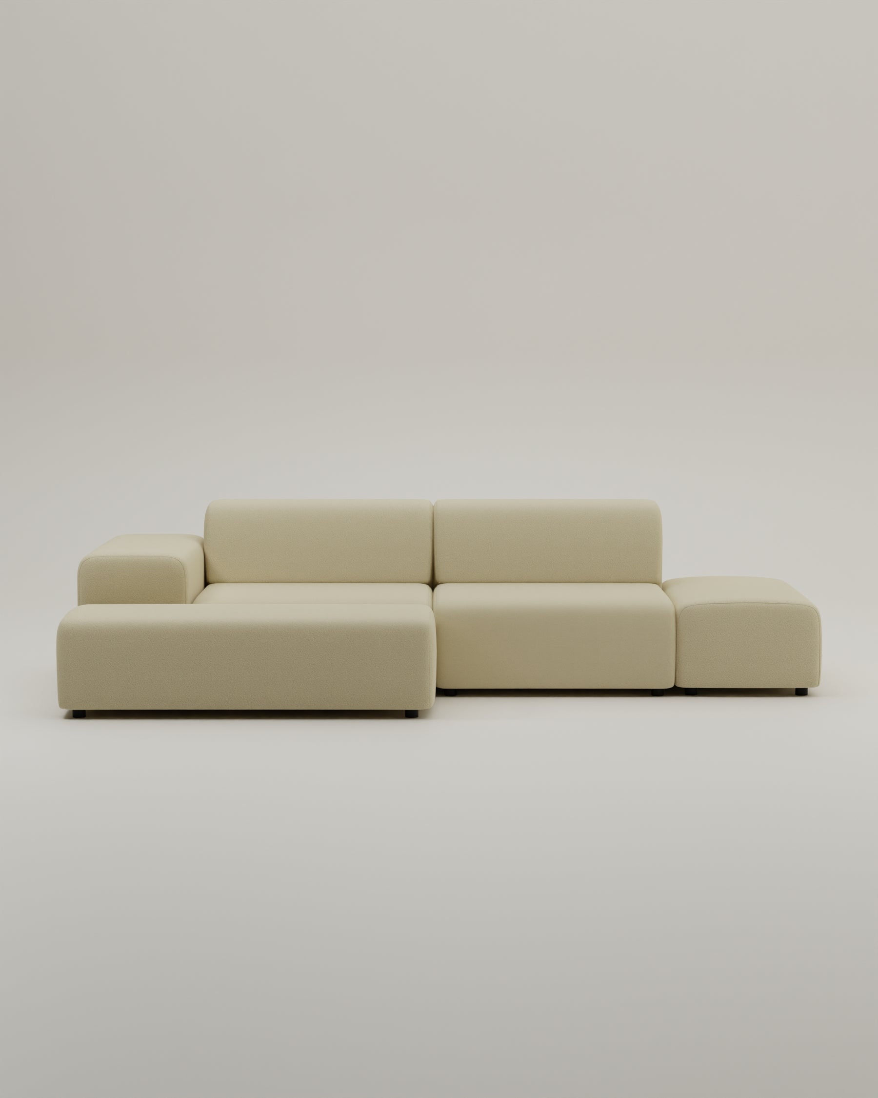 Outlet - Modulares Ecksofa Nina 4-Sitzer mit Schlaffunktion - Showroom Dresden