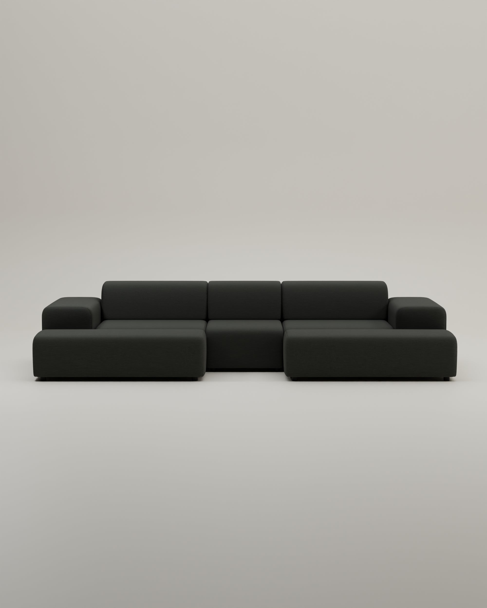 Nina U-shaped modular sofa / living area with sleeping function