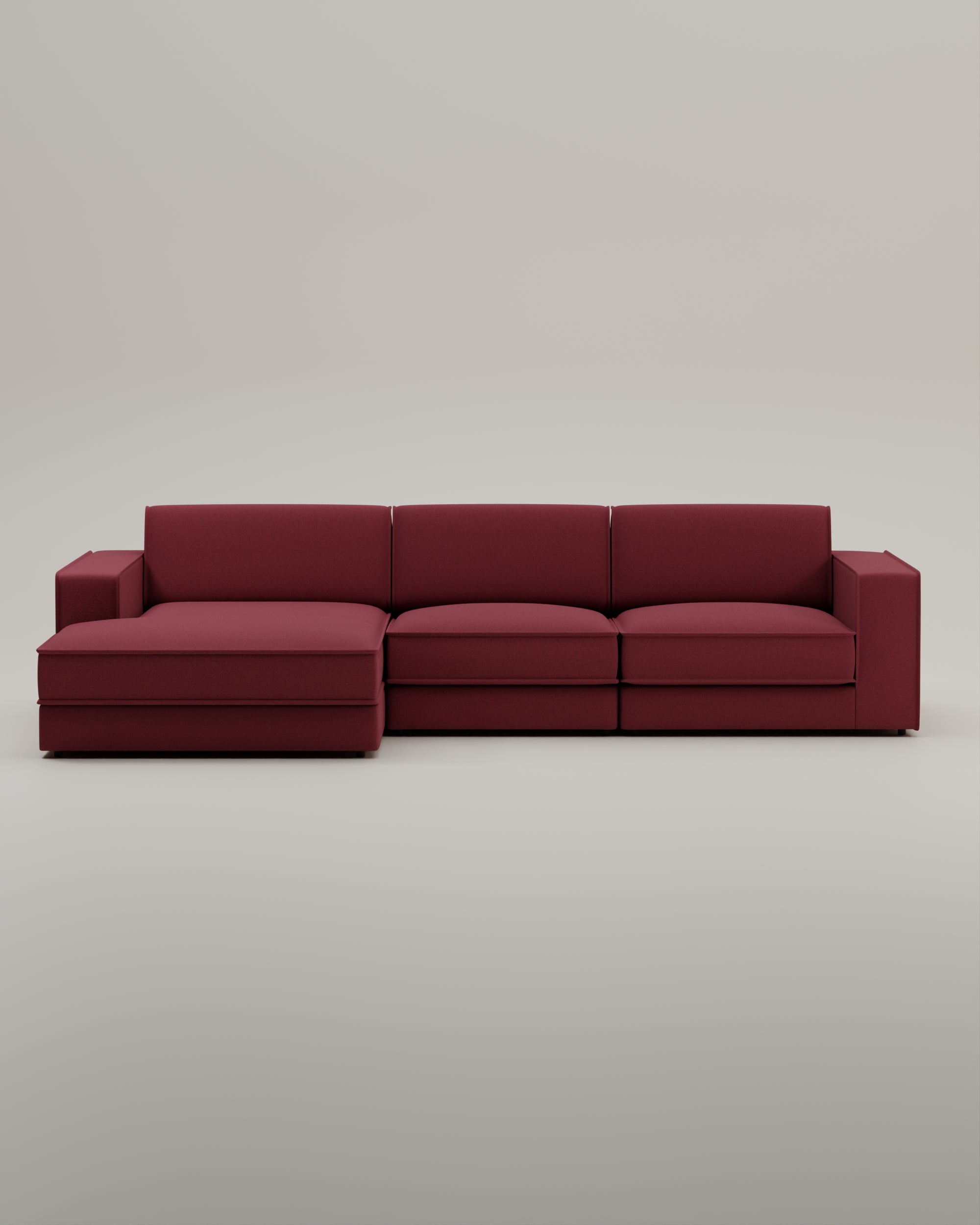 Modulares Sofa Terra L 4-Sitzer mit Schlaffunktion