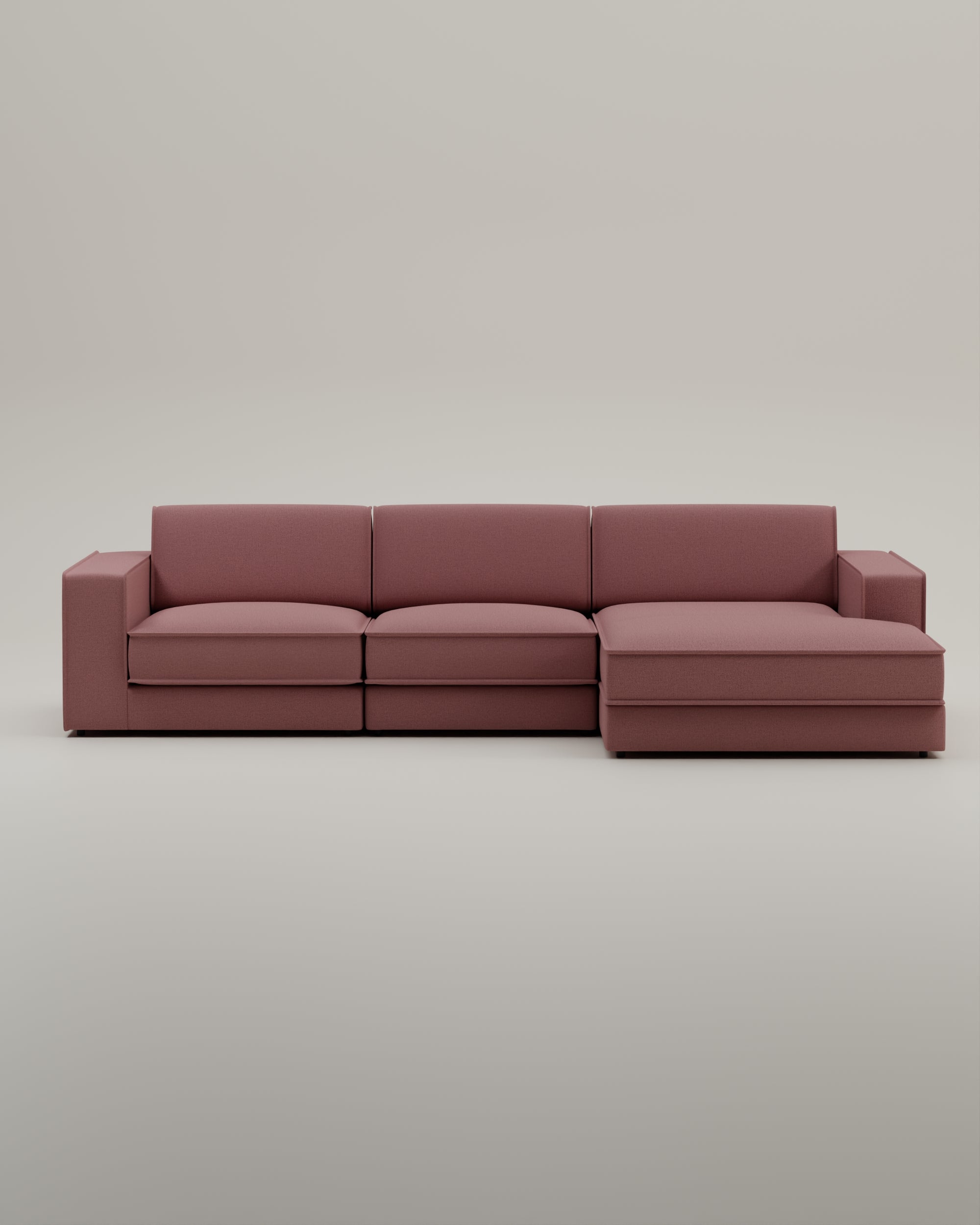 Modulares Sofa Terra L 4-Sitzer mit Schlaffunktion