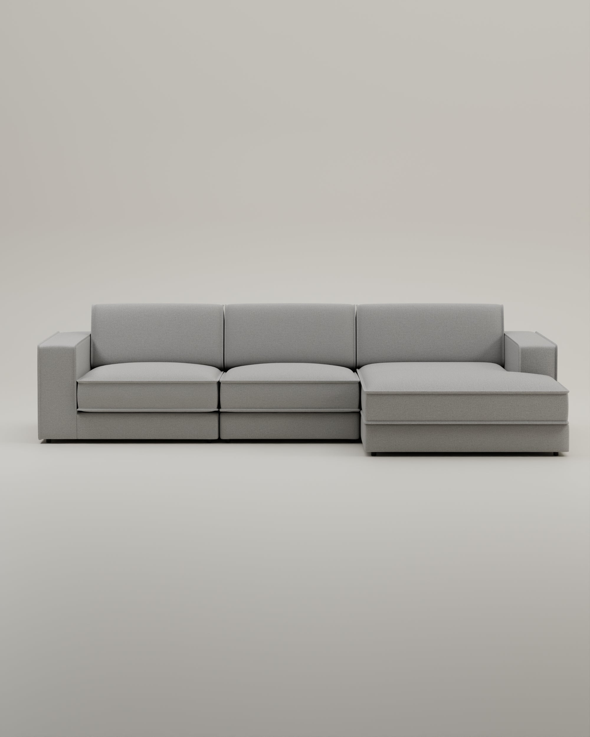 Modulares Sofa Terra L 4-Sitzer mit Schlaffunktion