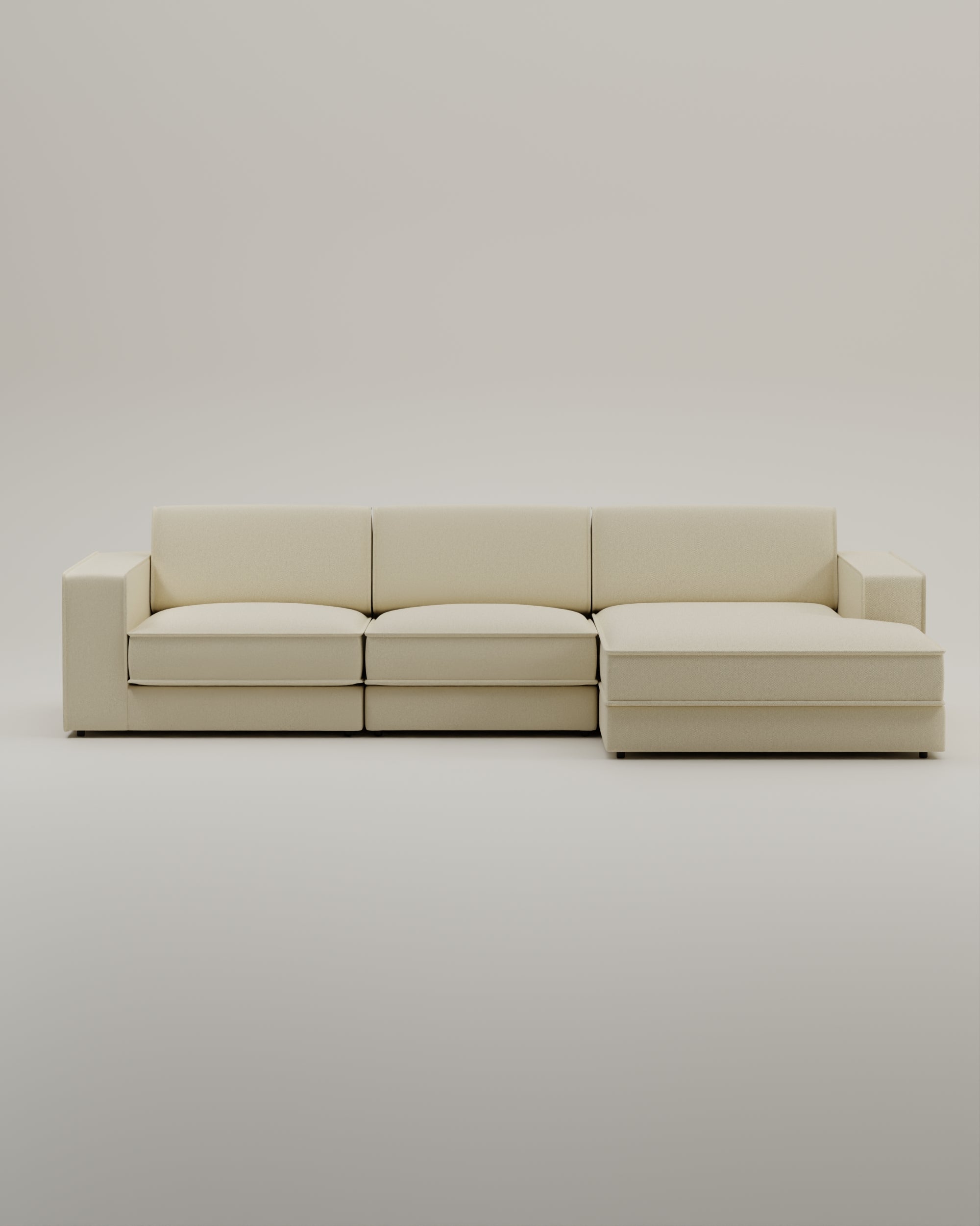 Modulares Sofa Terra L 4-Sitzer mit Schlaffunktion