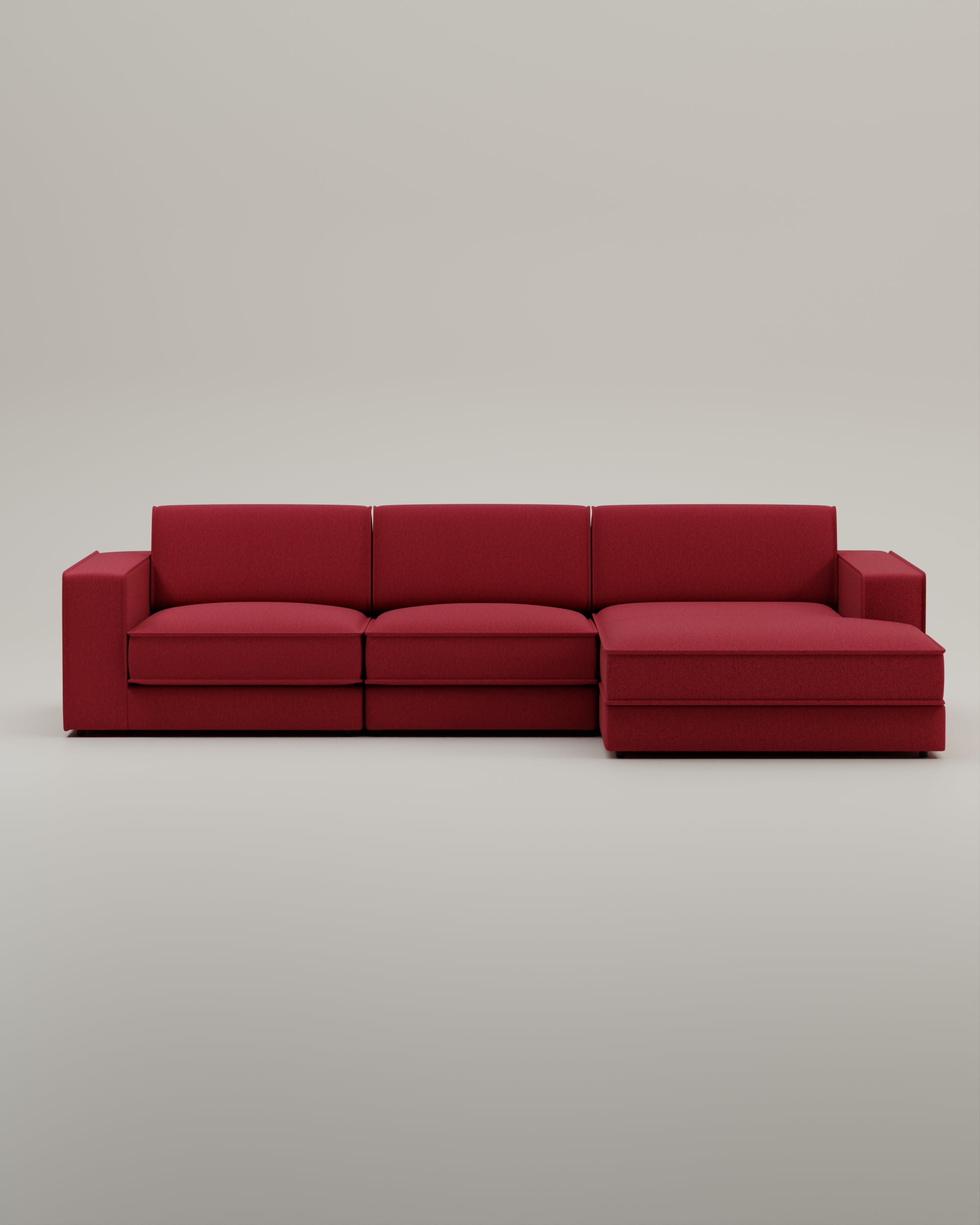 Modulares Sofa Terra L 4-Sitzer mit Schlaffunktion