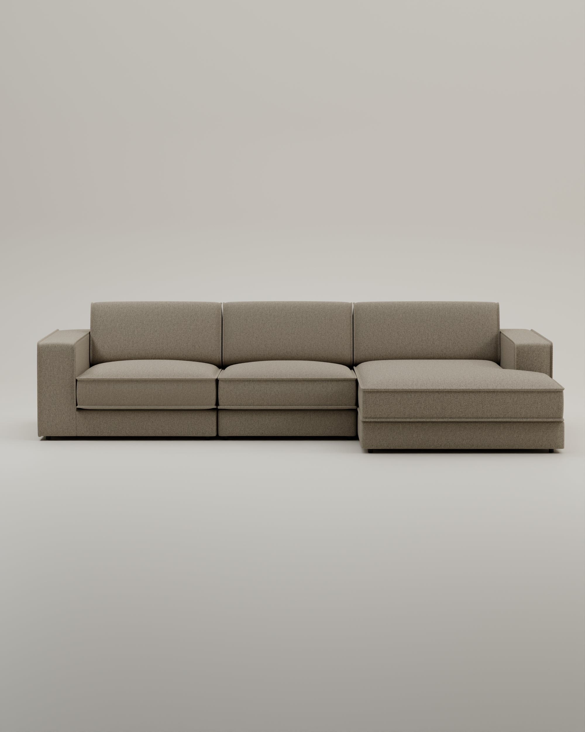 Modulares Sofa Terra L 4-Sitzer mit Schlaffunktion