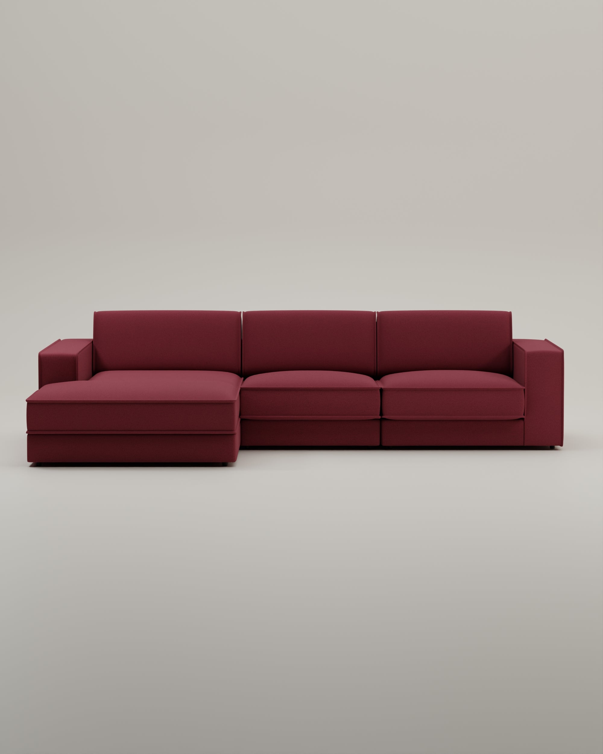 Modulares Sofa Terra L 4-Sitzer mit Schlaffunktion