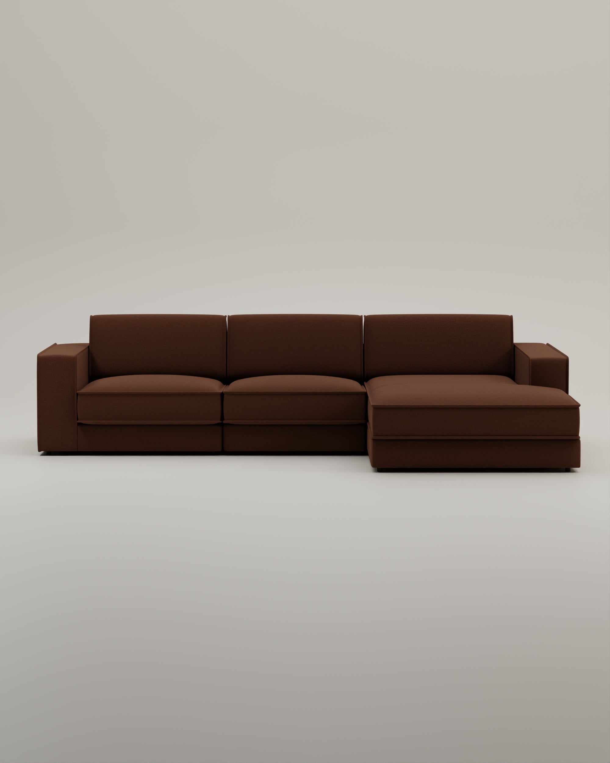Modulares Sofa Terra L 4-Sitzer mit Schlaffunktion