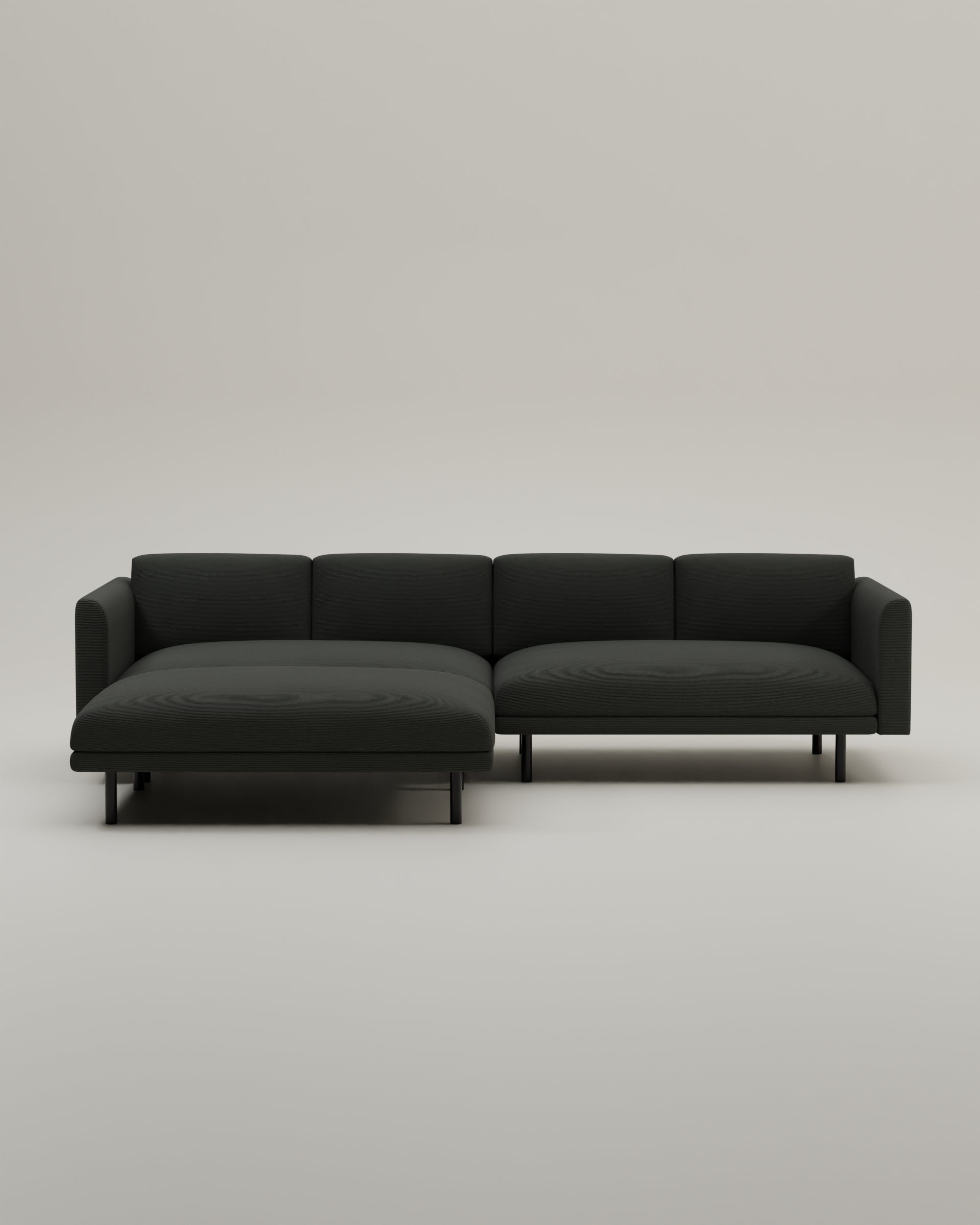 Modular sofa Aera 3-seater with ottoman with sleep function