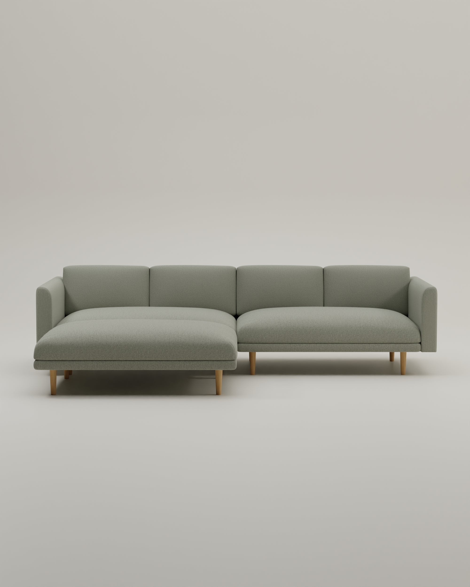 Modulares Sofa Aera 3-Sitzer mit Hocker und mit Schlaffunktion