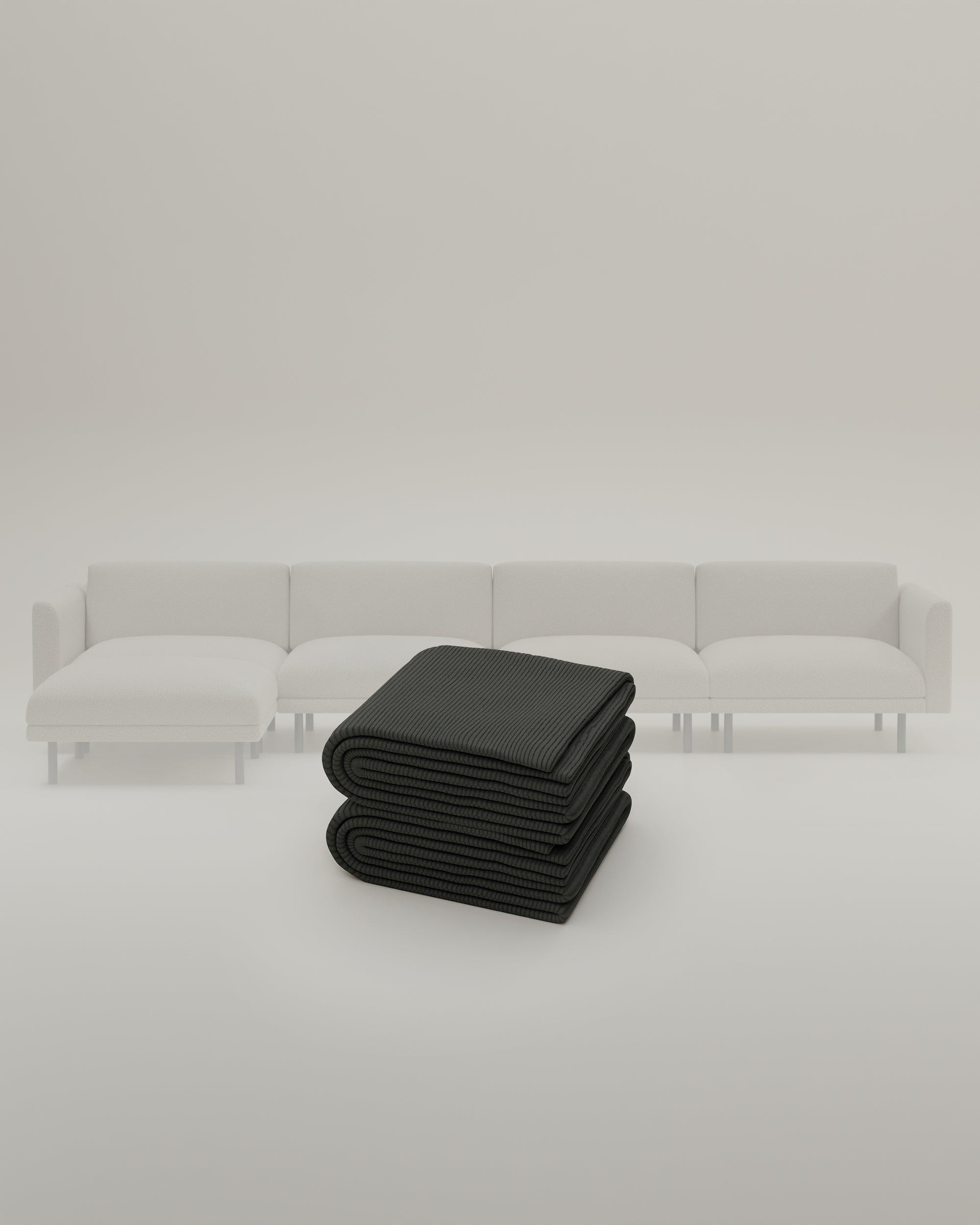 Fabric cover - Modular sofa Aera 5-seater with sleep function
