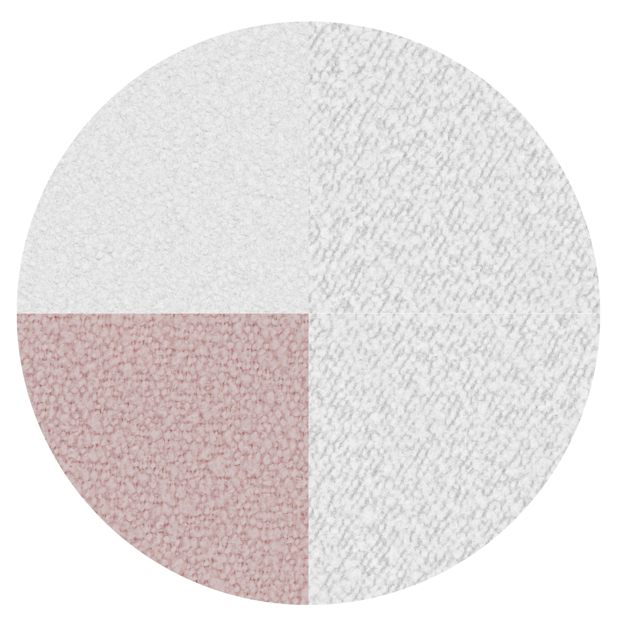 Bouclé Cloud antarctica rose