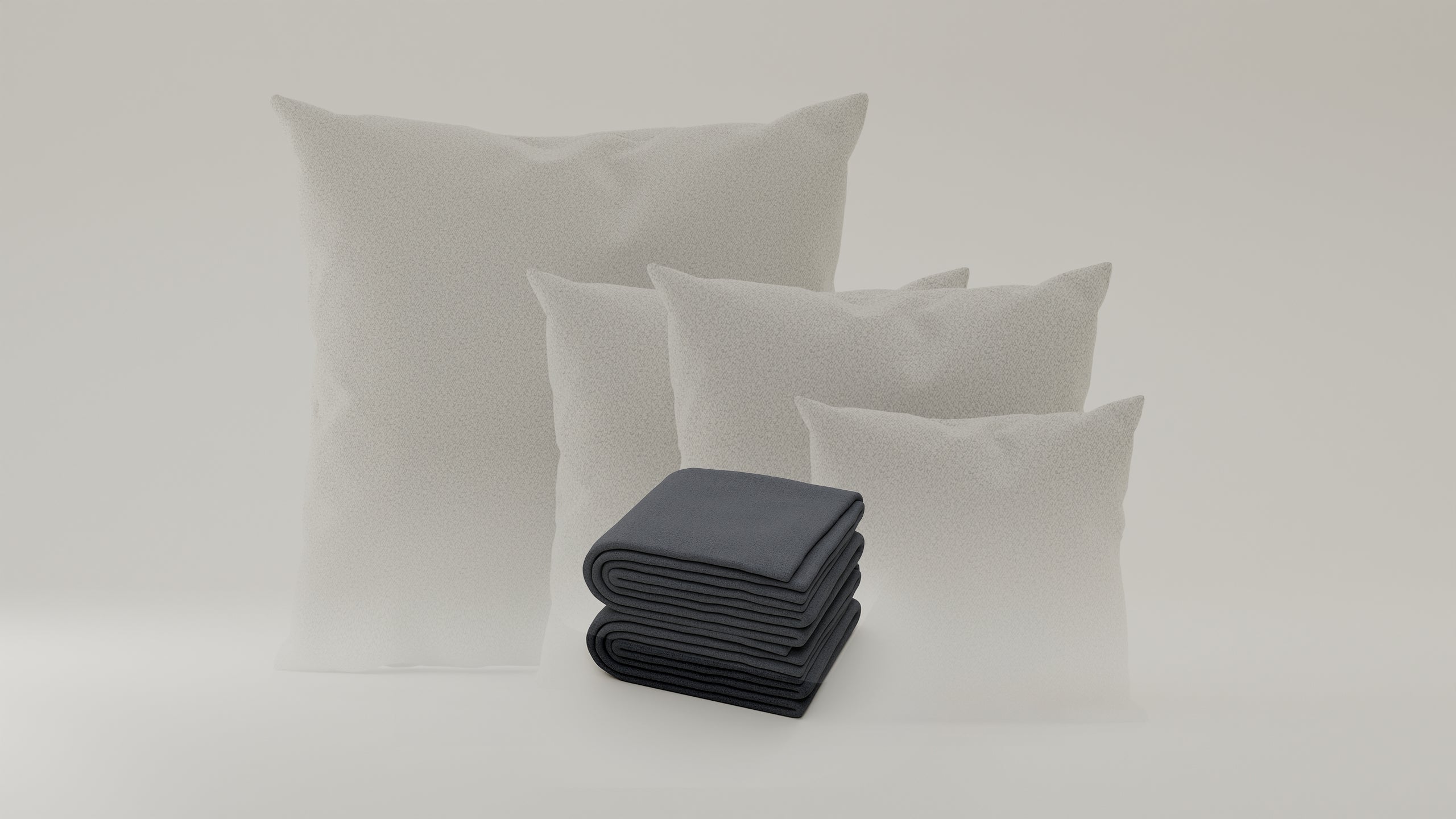 Stoffbezug - Kissen Set 4