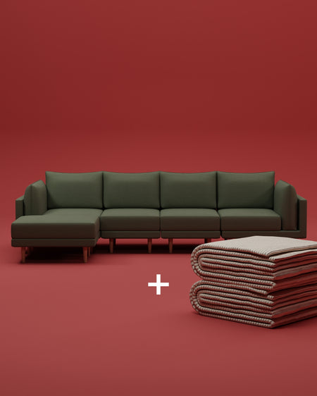 Modulares Sofa Donna Ecksofa XL mit Schlaffunktion