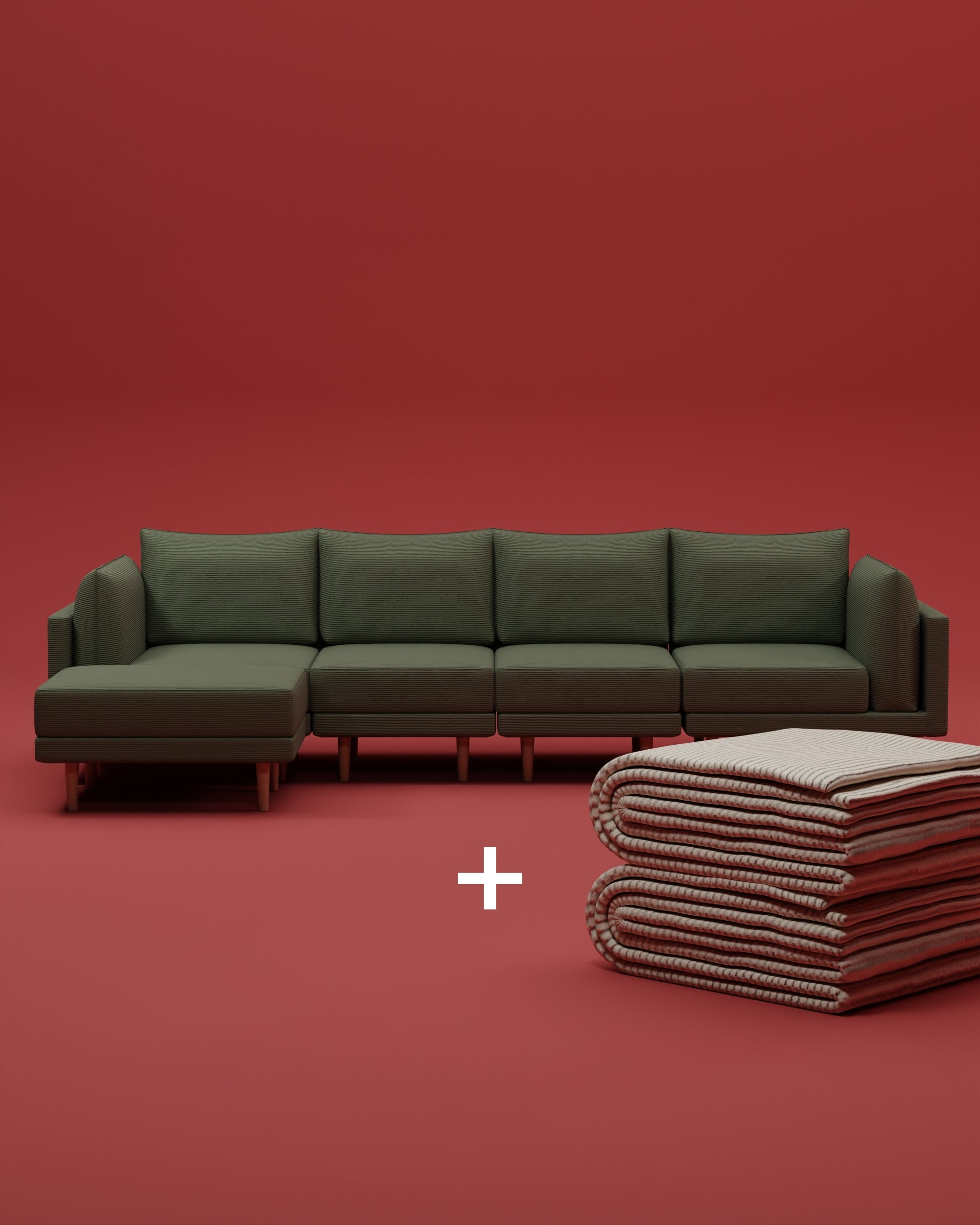Modulares Sofa Donna Ecksofa XL mit Schlaffunktion